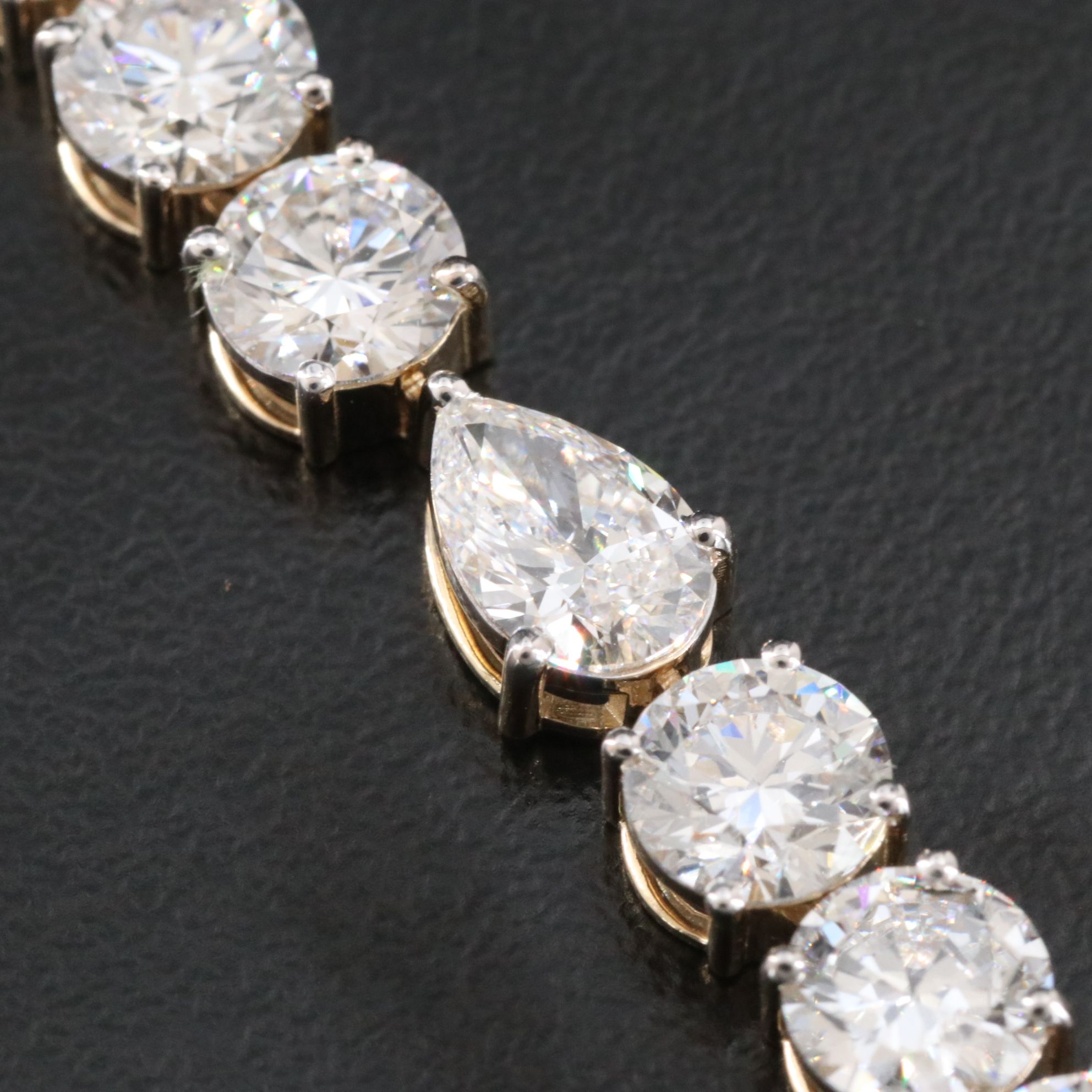 14K 19.30 CTW Lab Grown Diamond Line Bracelet