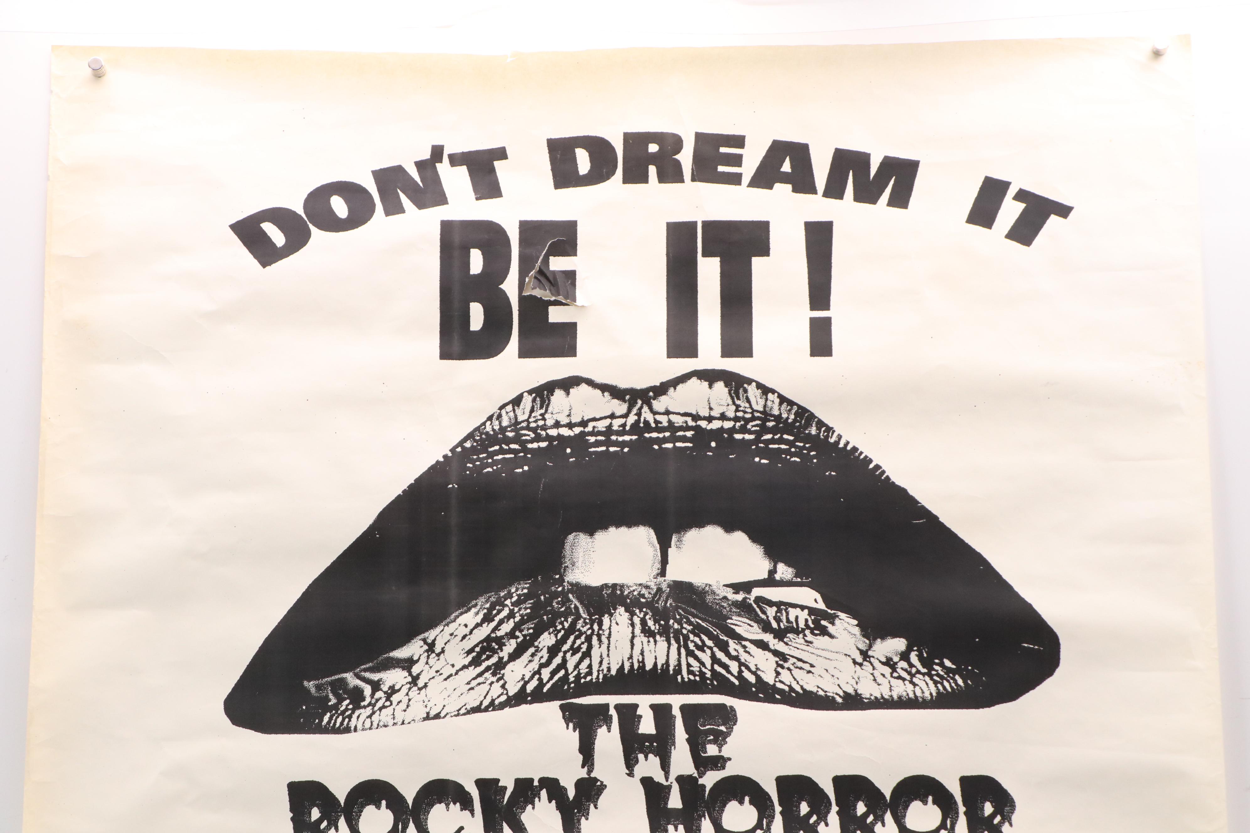 Ground Zero Cabaret Noir Poster for "The Rocky Horror Picture Show"