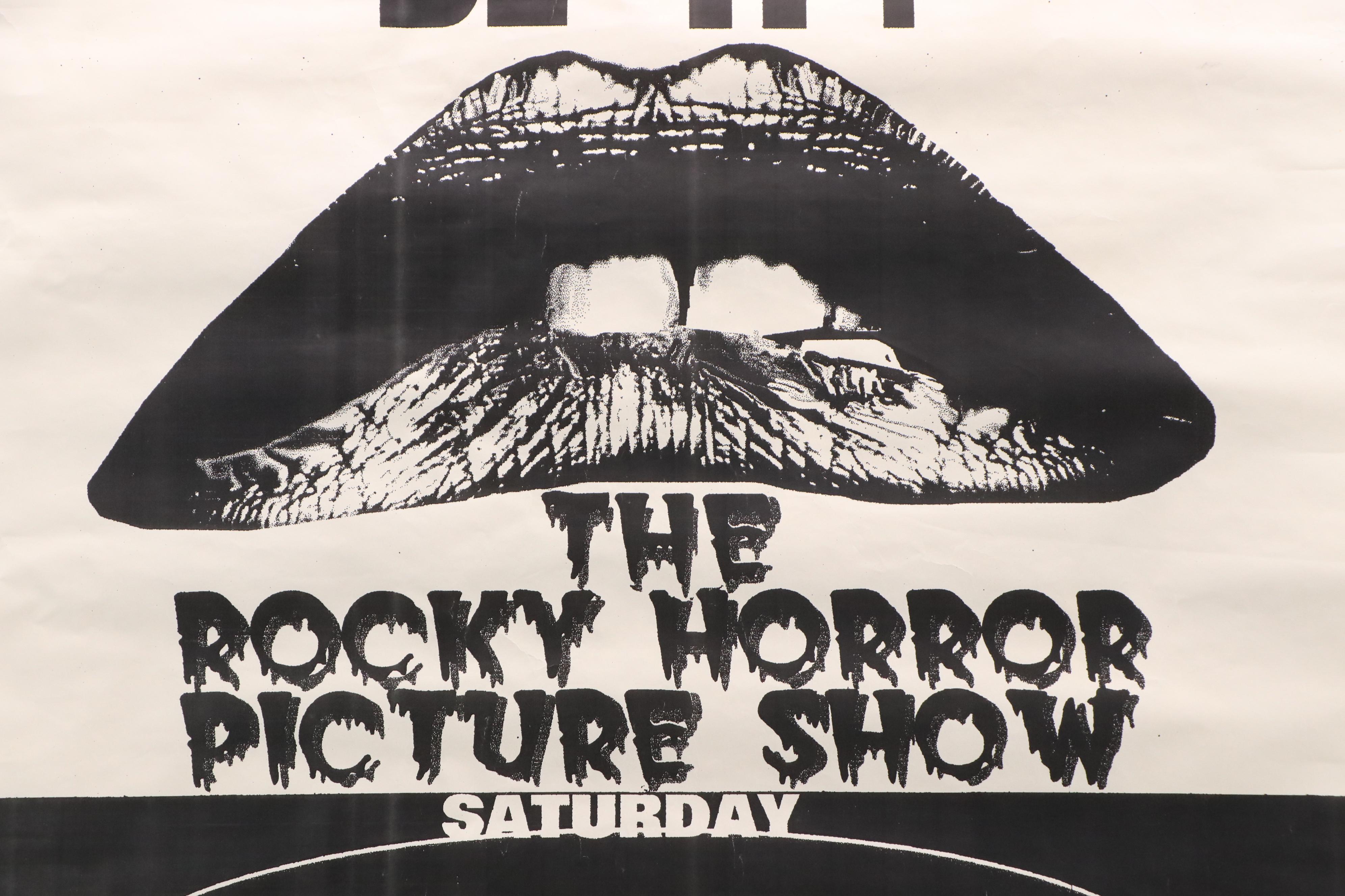 Ground Zero Cabaret Noir Poster for "The Rocky Horror Picture Show"