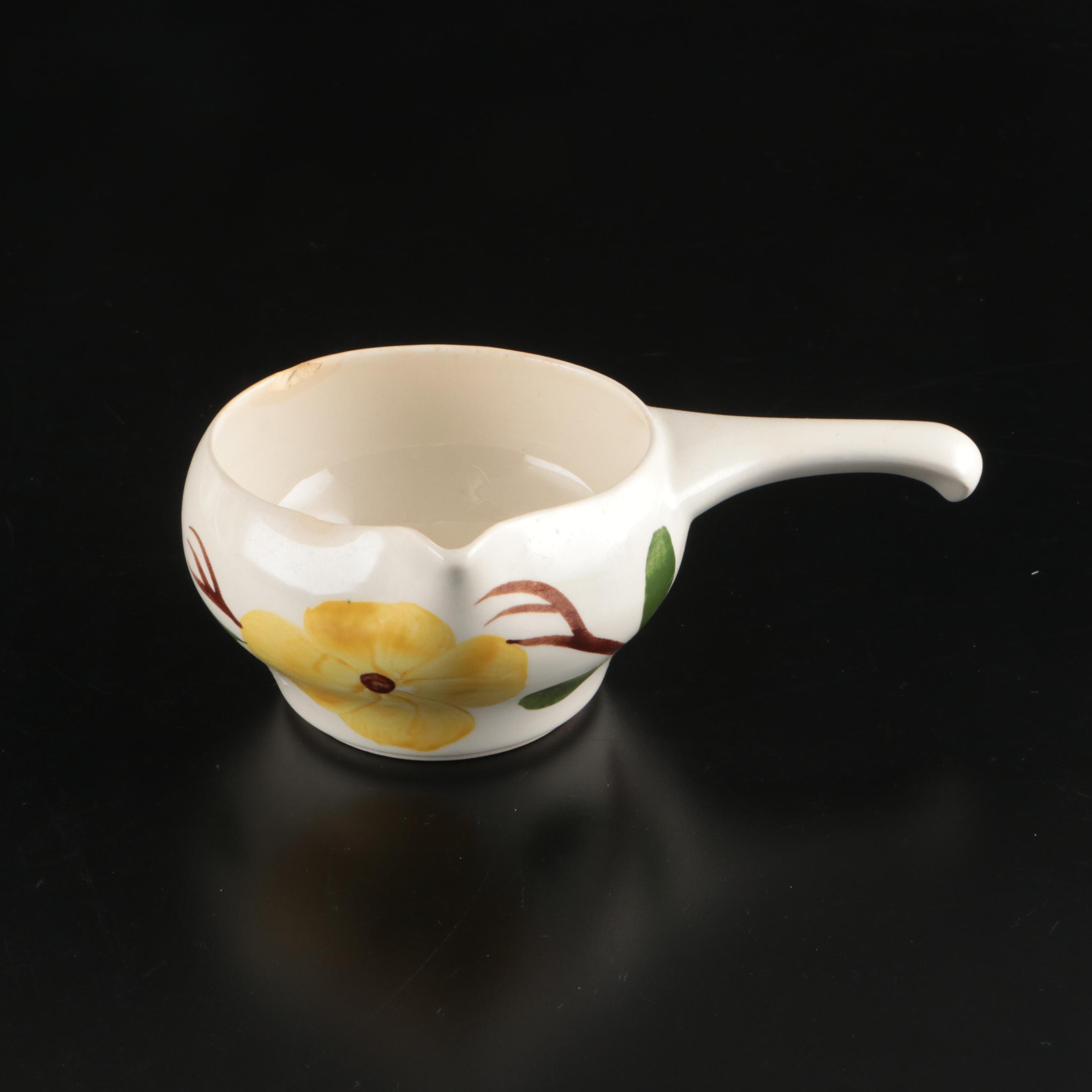 Stetson "Parkview Morning Glory" Hand-Painted Ceramic Dinnerware, Mid-20th Cent.