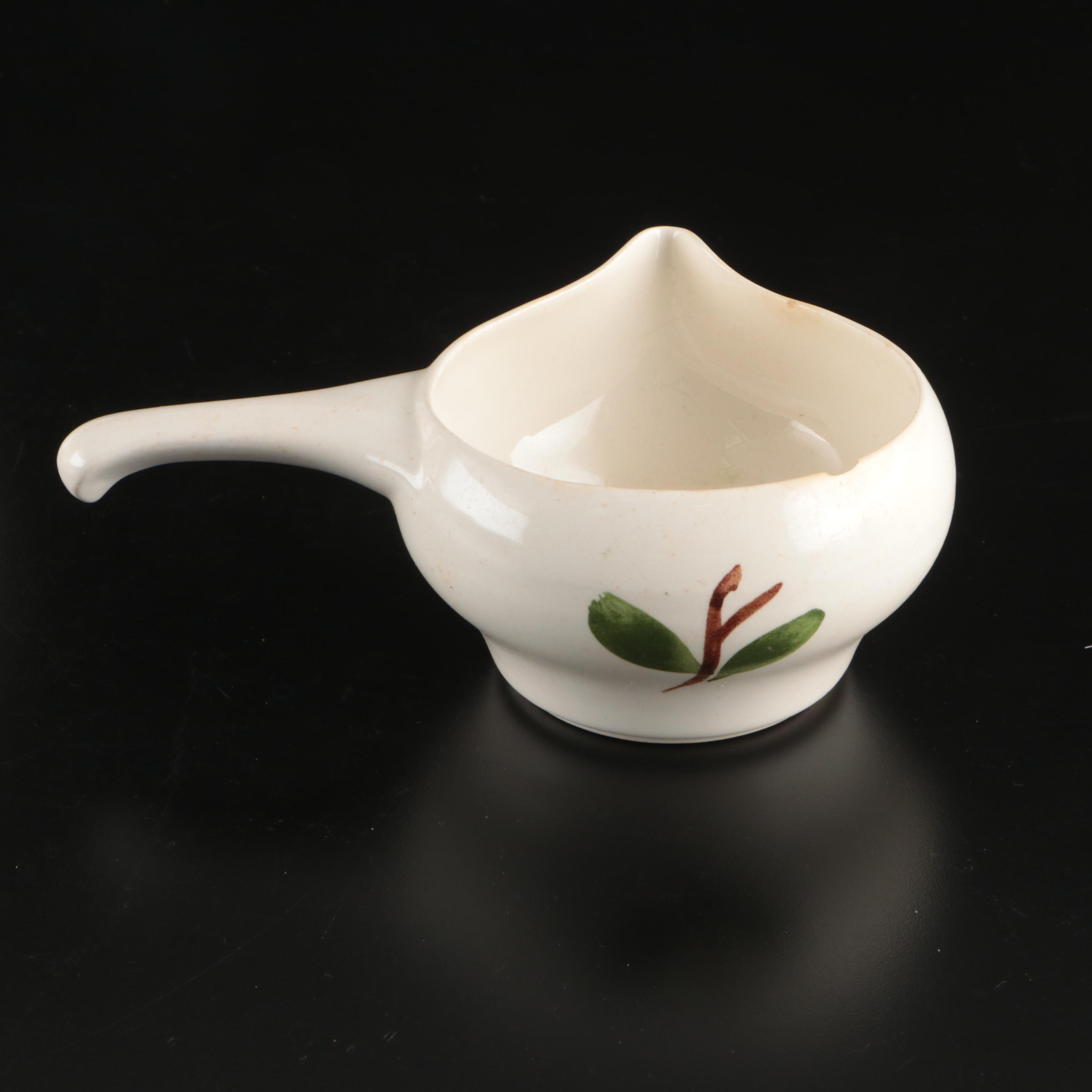 Stetson "Parkview Morning Glory" Hand-Painted Ceramic Dinnerware, Mid-20th Cent.