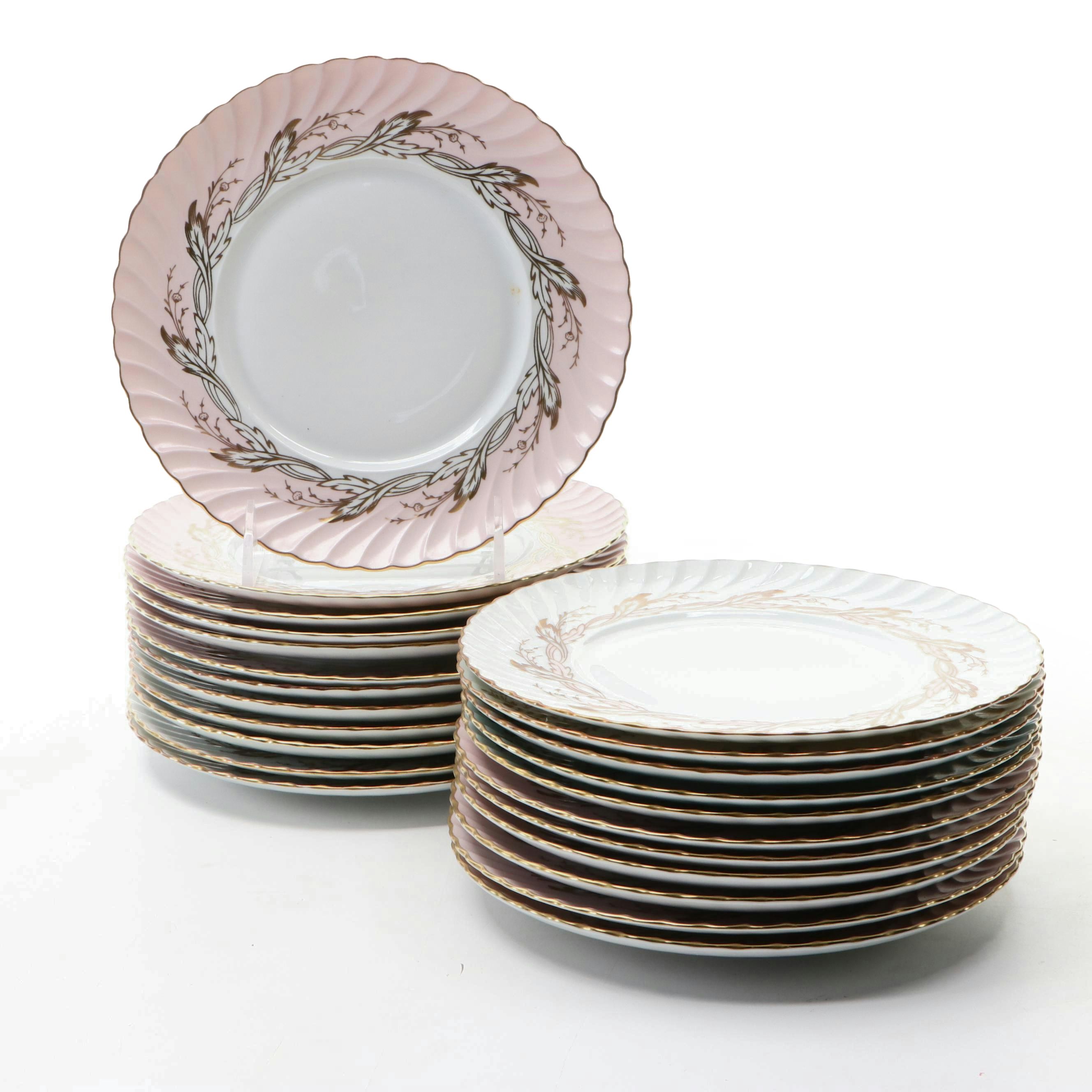 Royal Tettau "Regal Rose" Porcelain Salad Plates