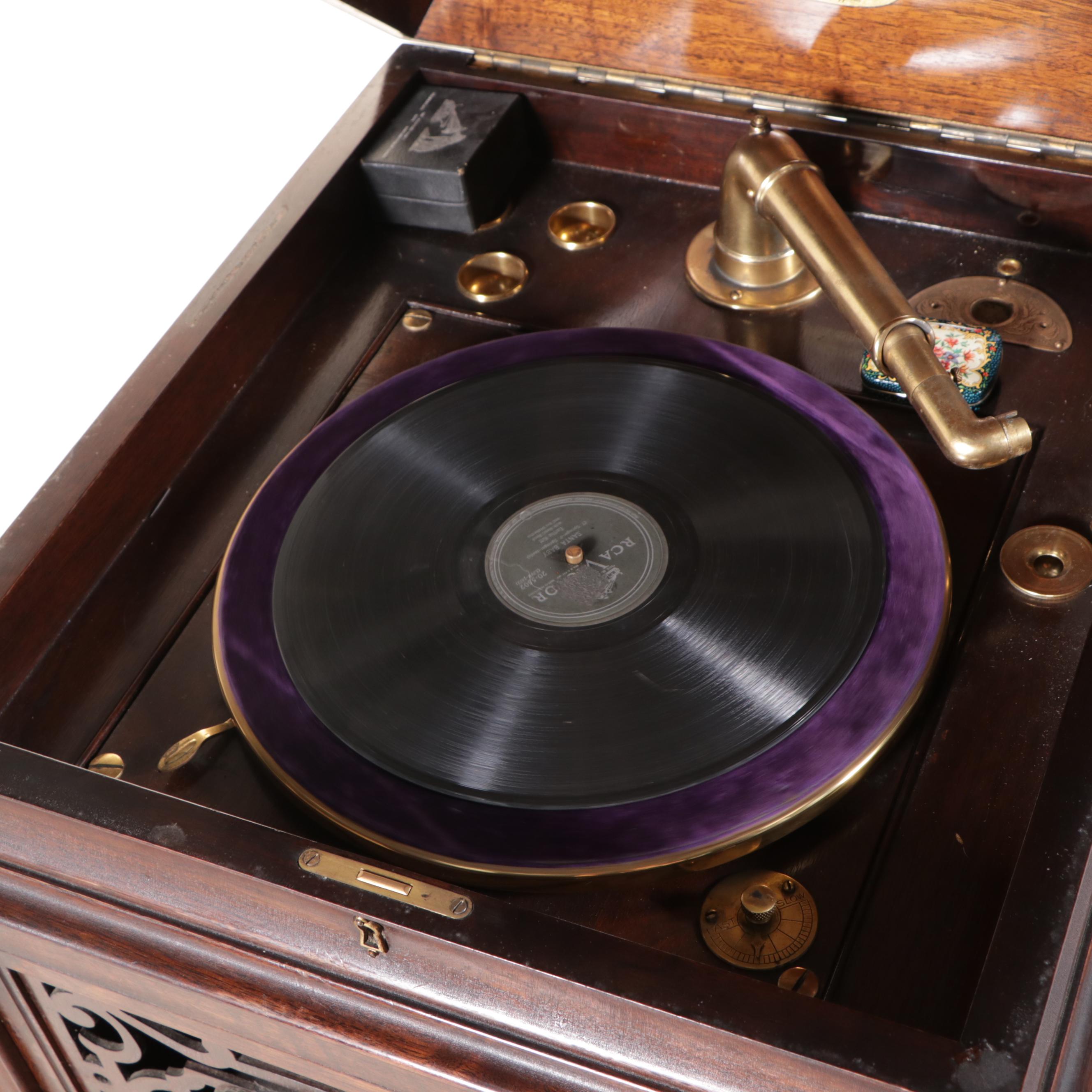 Antique Silvertone Phonograph