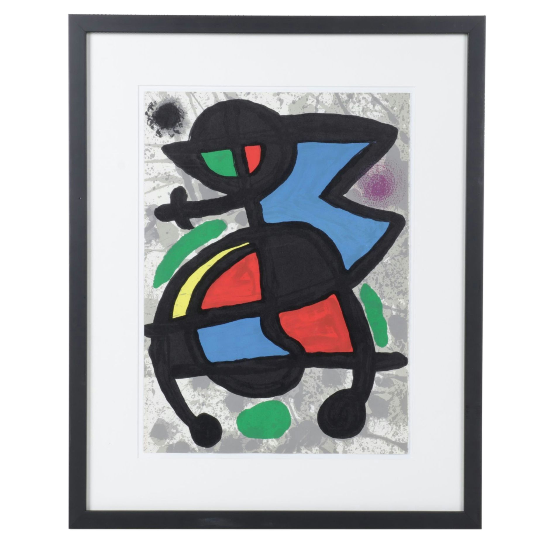 Joan Miró Color Lithograph from "Derrière le Miroir," 1970