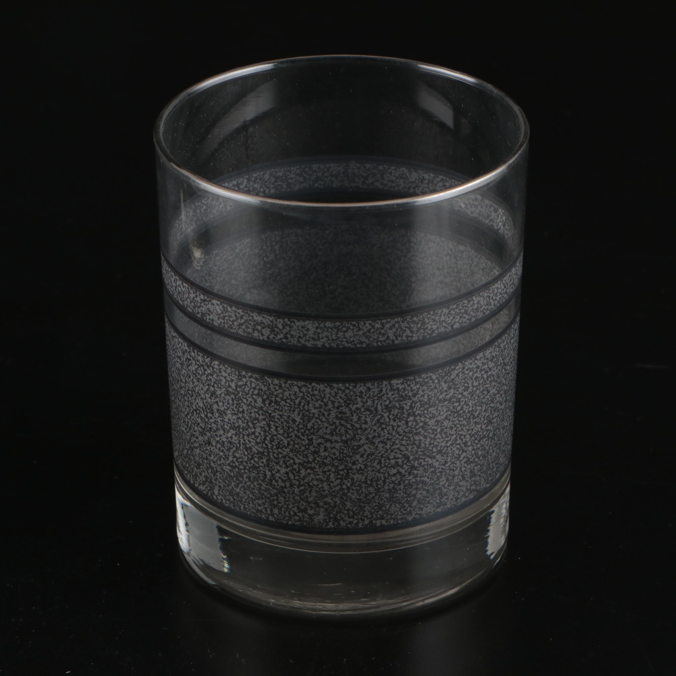 Grey Banded Cocktail Glasses