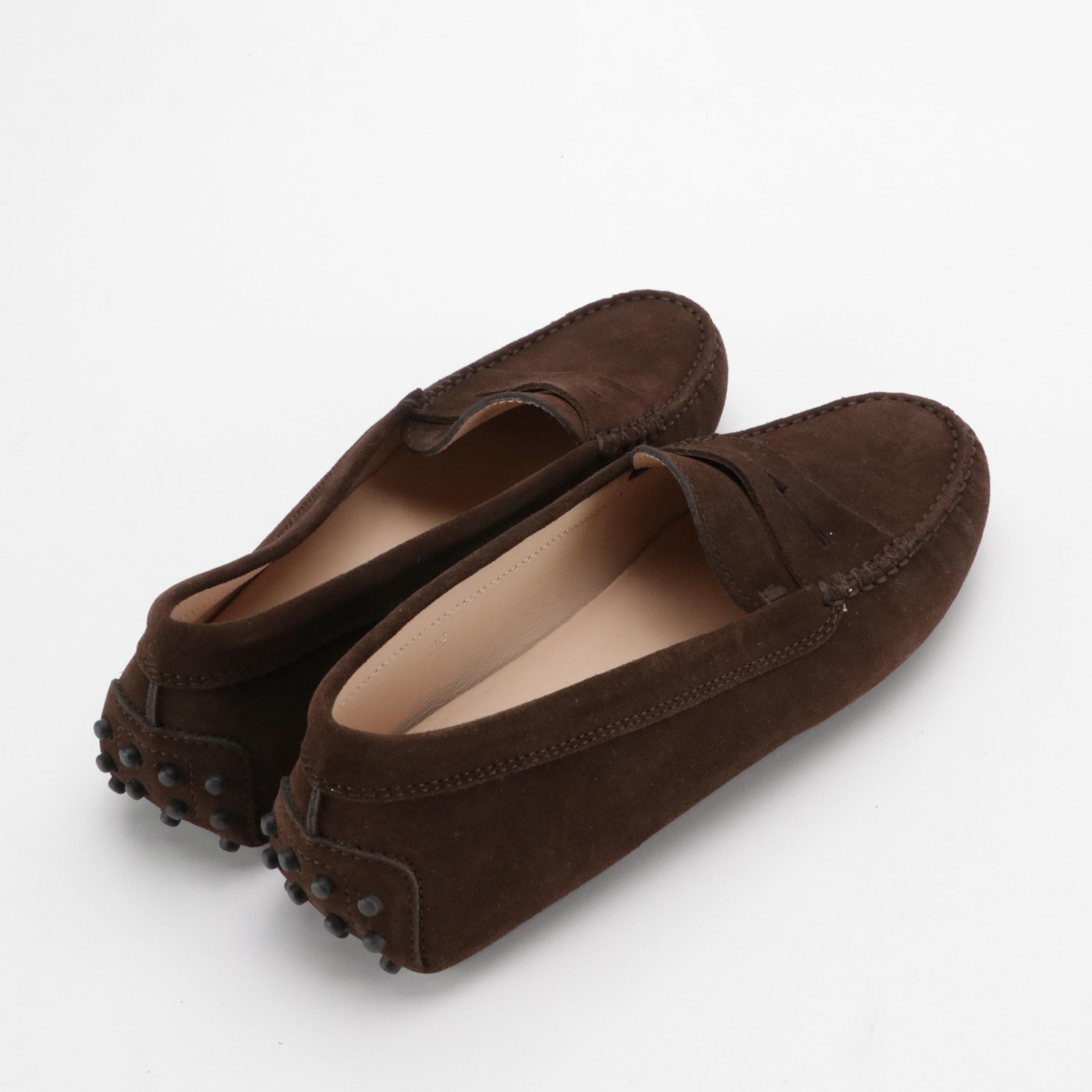 Tod's Gommino Driving Loafers in Leather and Suede