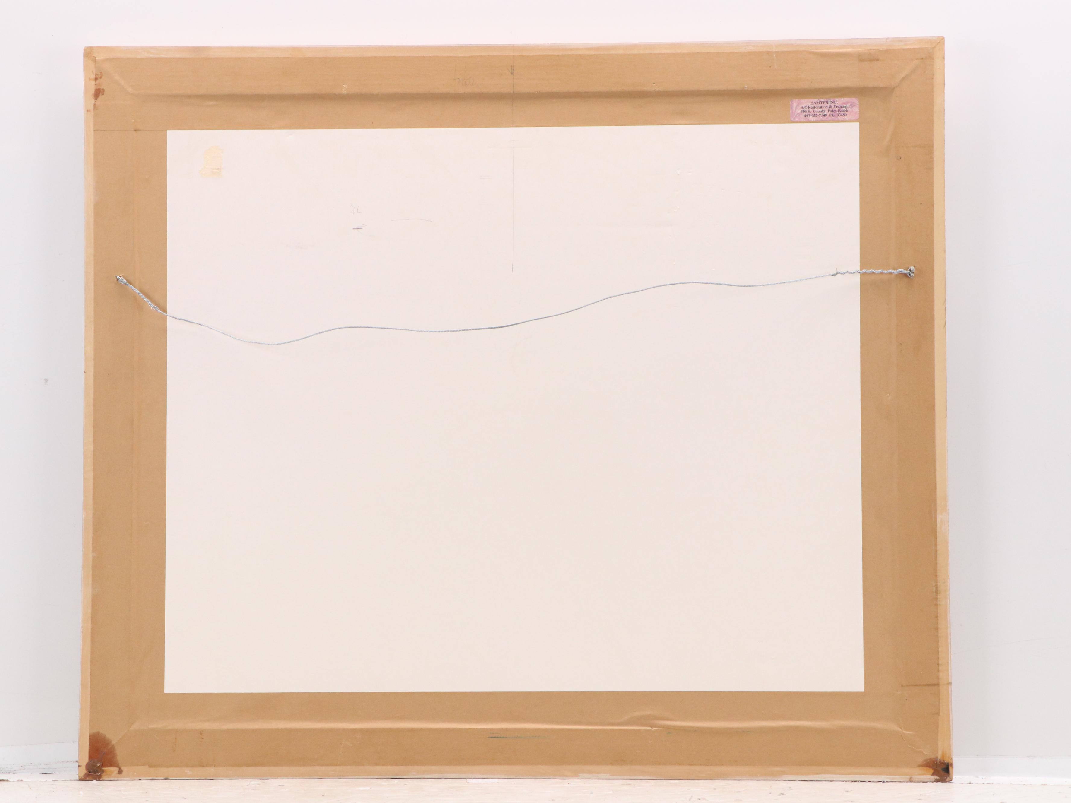 Pat Steir Woodblock "Kyoto Chrysanthemum," 1982