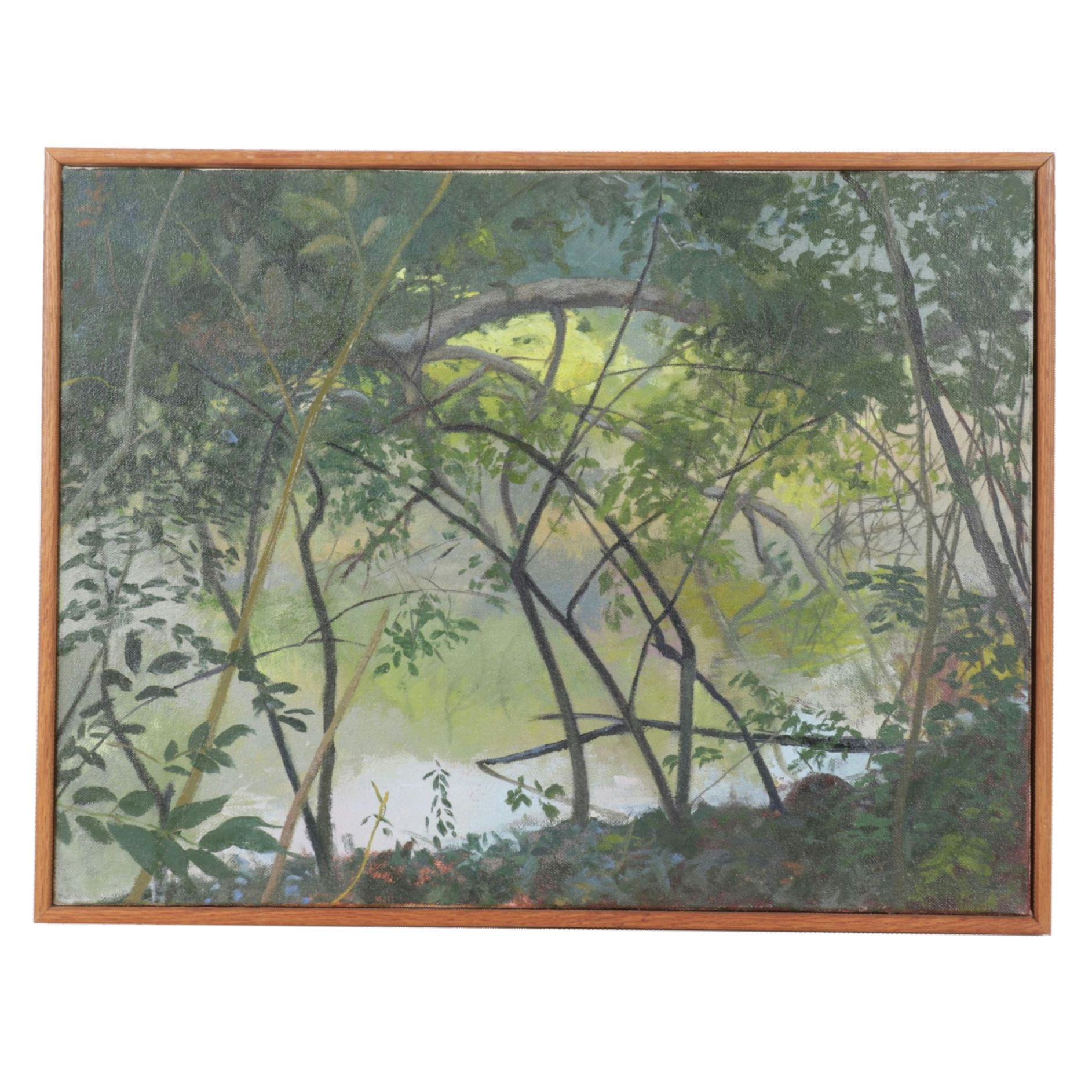 Jean Koeller Forest Landscape with an Obstructed View of a Riverbed, 1996