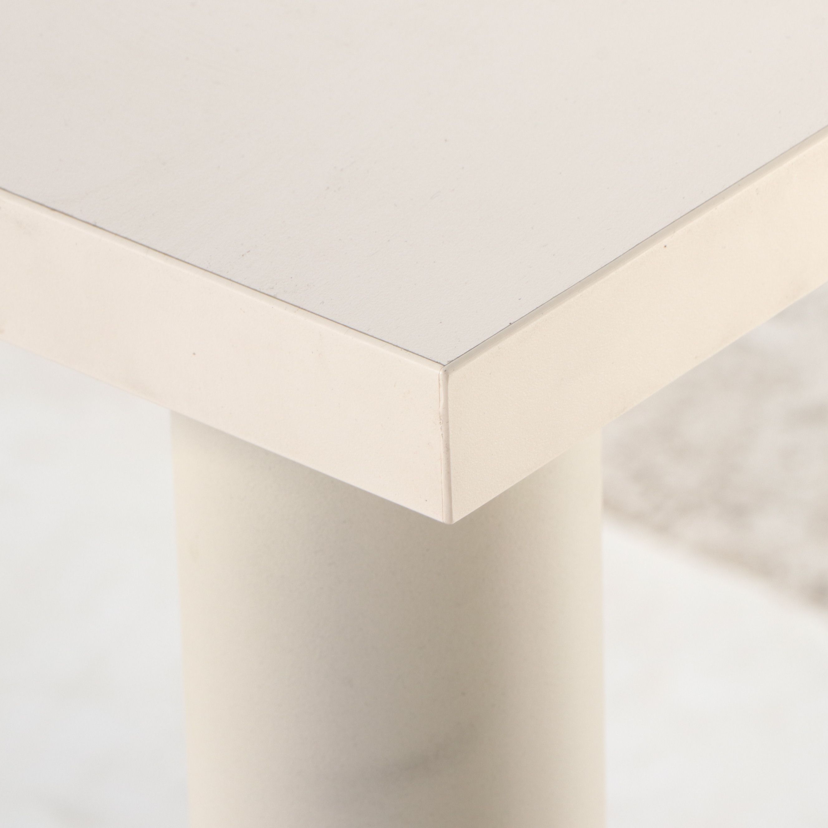 Industrial Style Cream Laminate Computer Desk