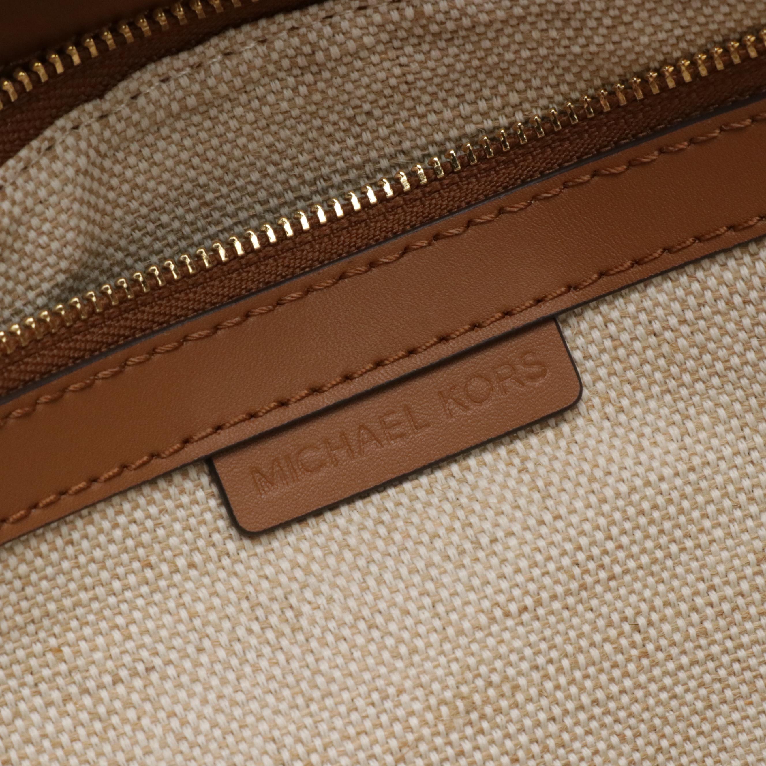 Michael Kors Medium East West Satchel and Large Sallie Tote in Signature Canvas