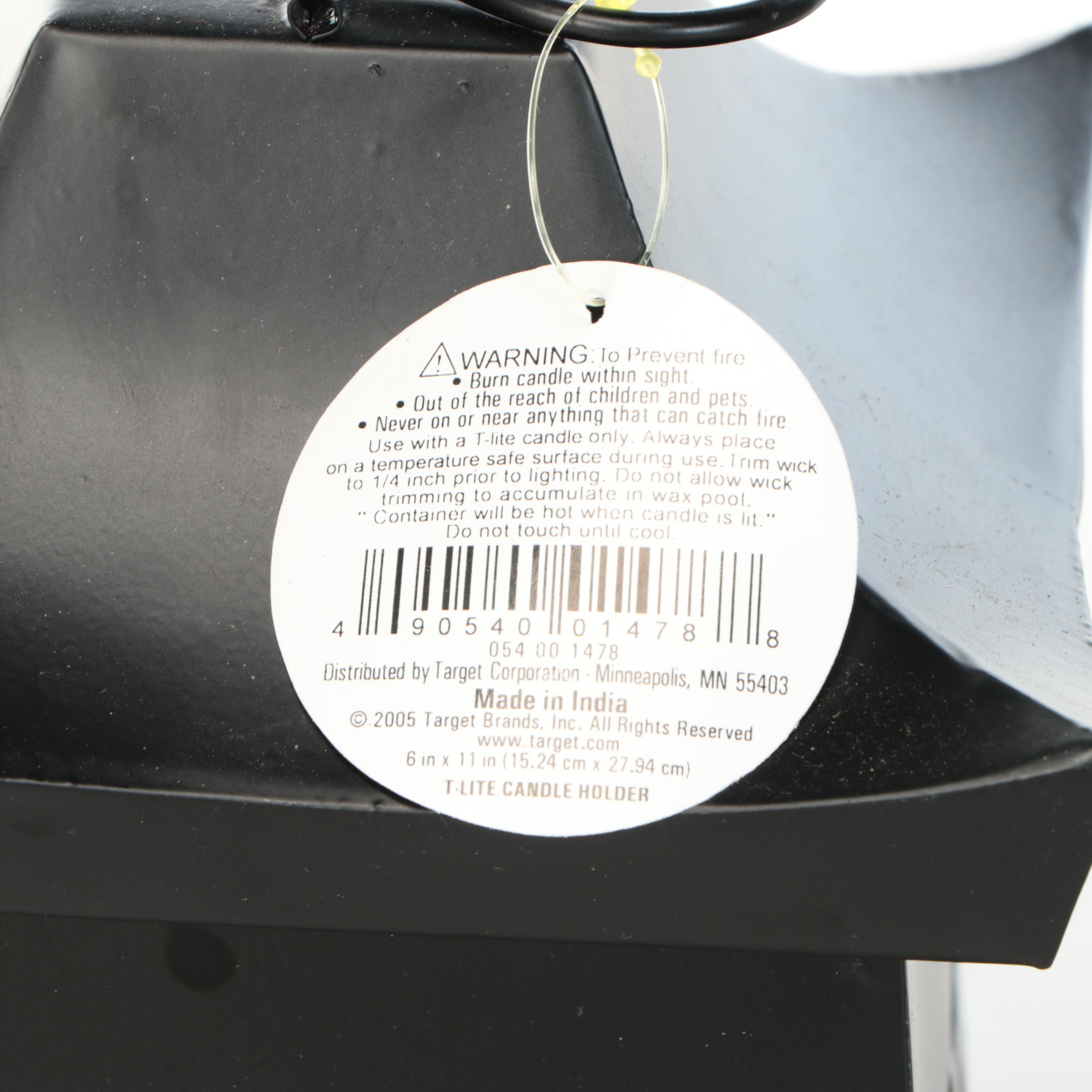 Amitabha Buddha Statue with Pagoda Style Lanterns and Lights