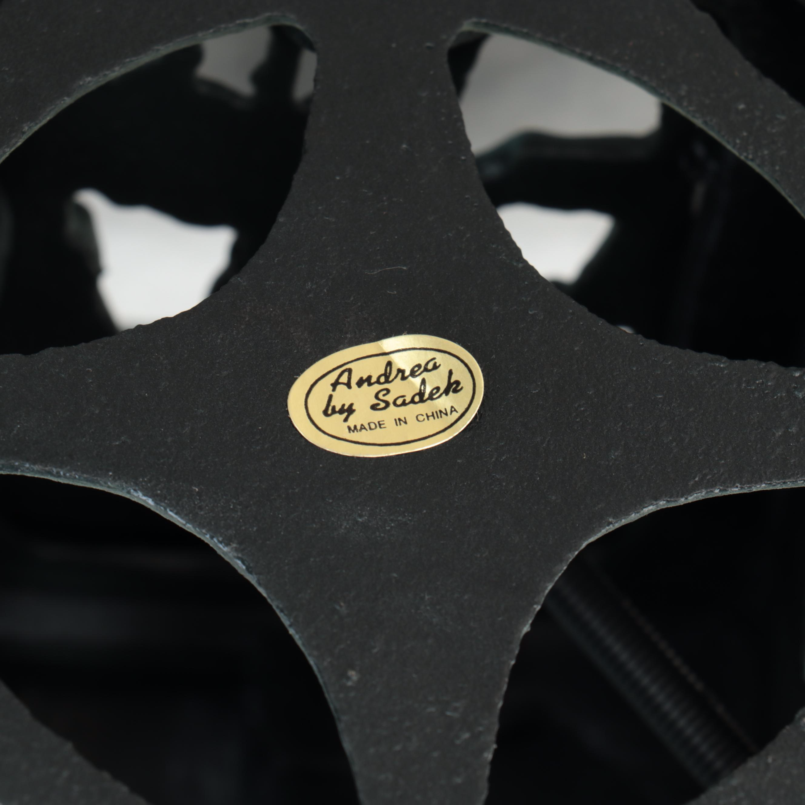 Amitabha Buddha Statue with Pagoda Style Lanterns and Lights