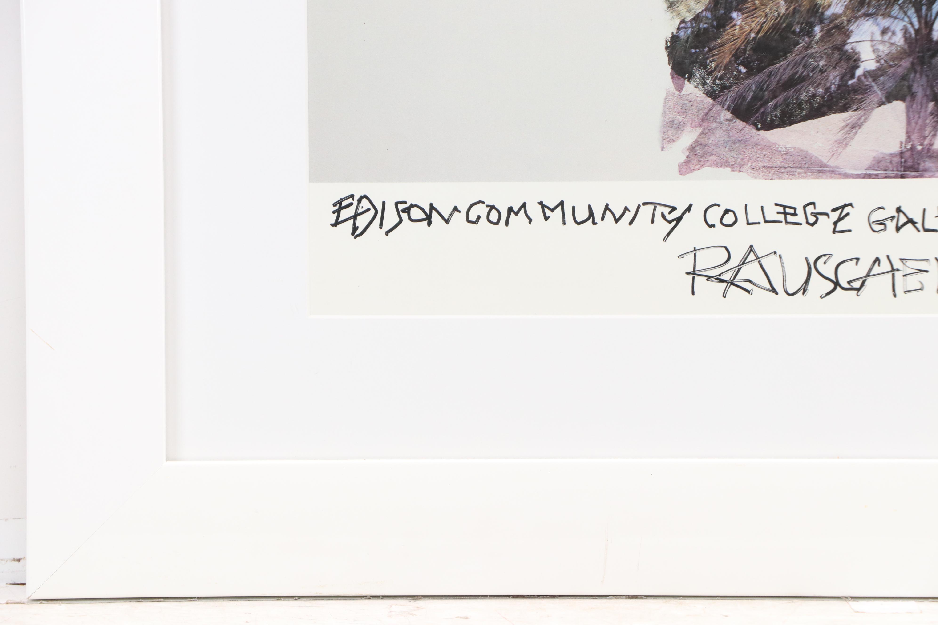 Offset Lithograph After Robert Rauschenberg "Catfish Tails," 2000