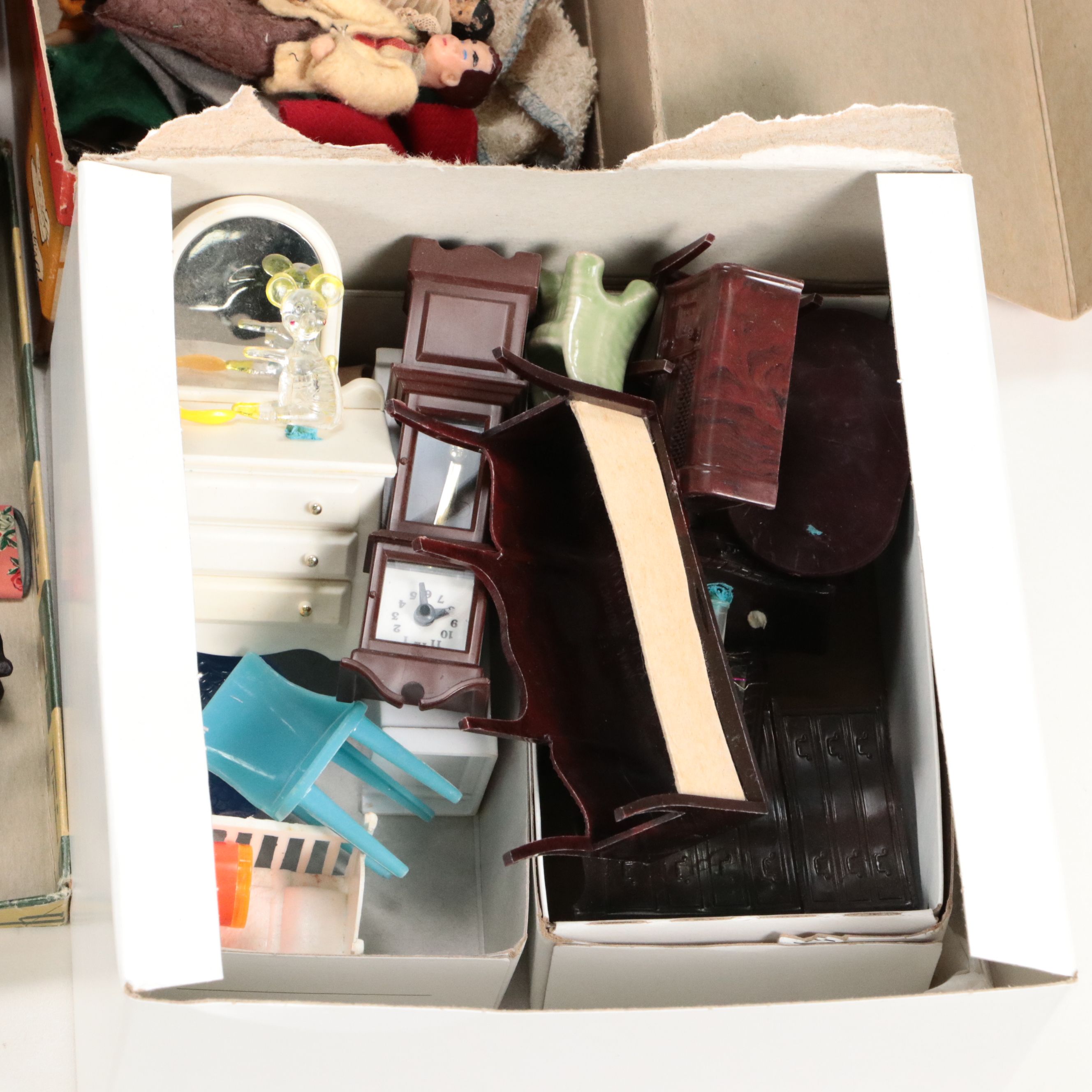 Dollhouse Furniture and Miniature Décor with Cracker Jack Prizes, More Toys