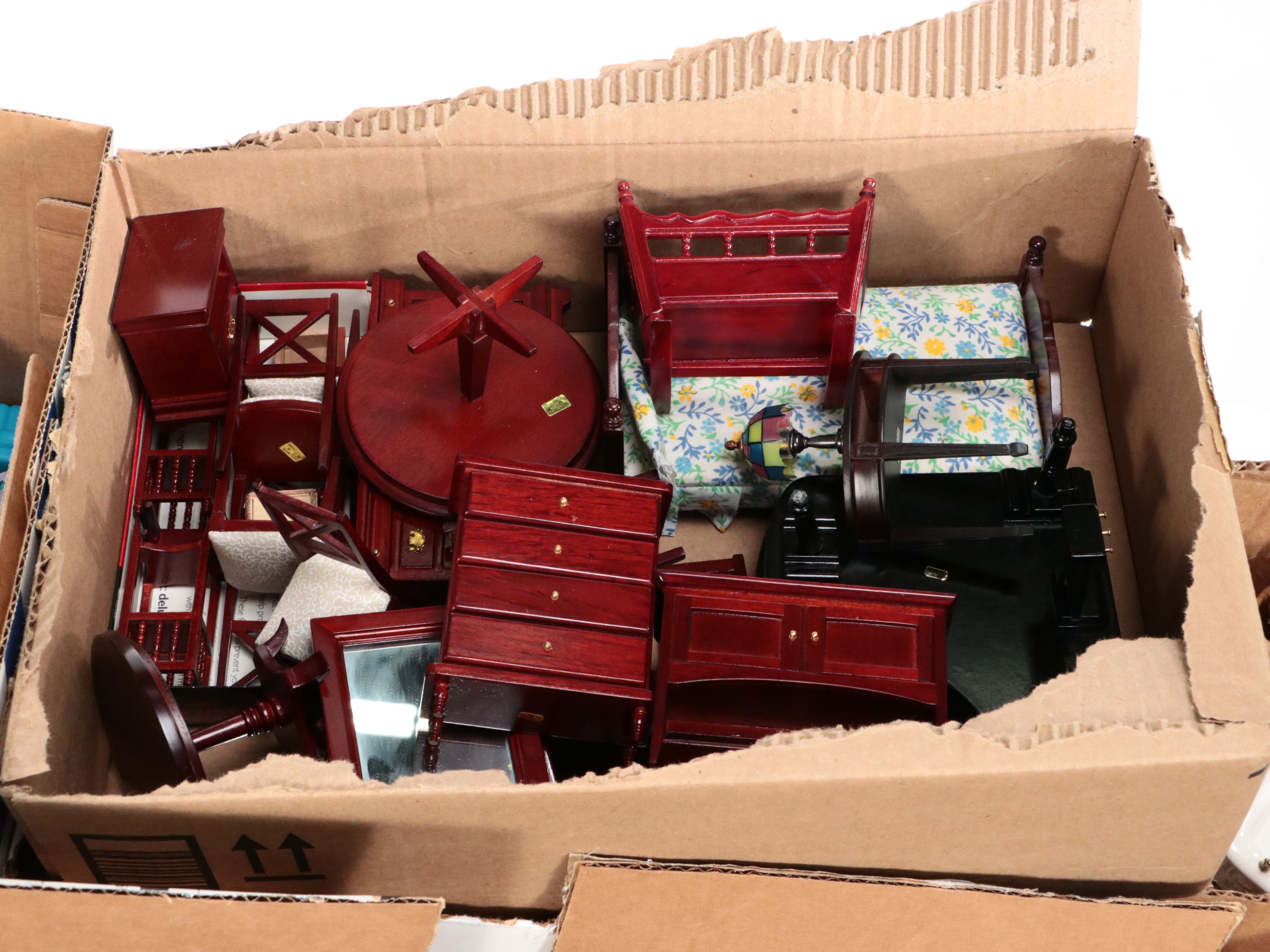 Dollhouse Furniture and Miniature Décor with Cracker Jack Prizes, More Toys