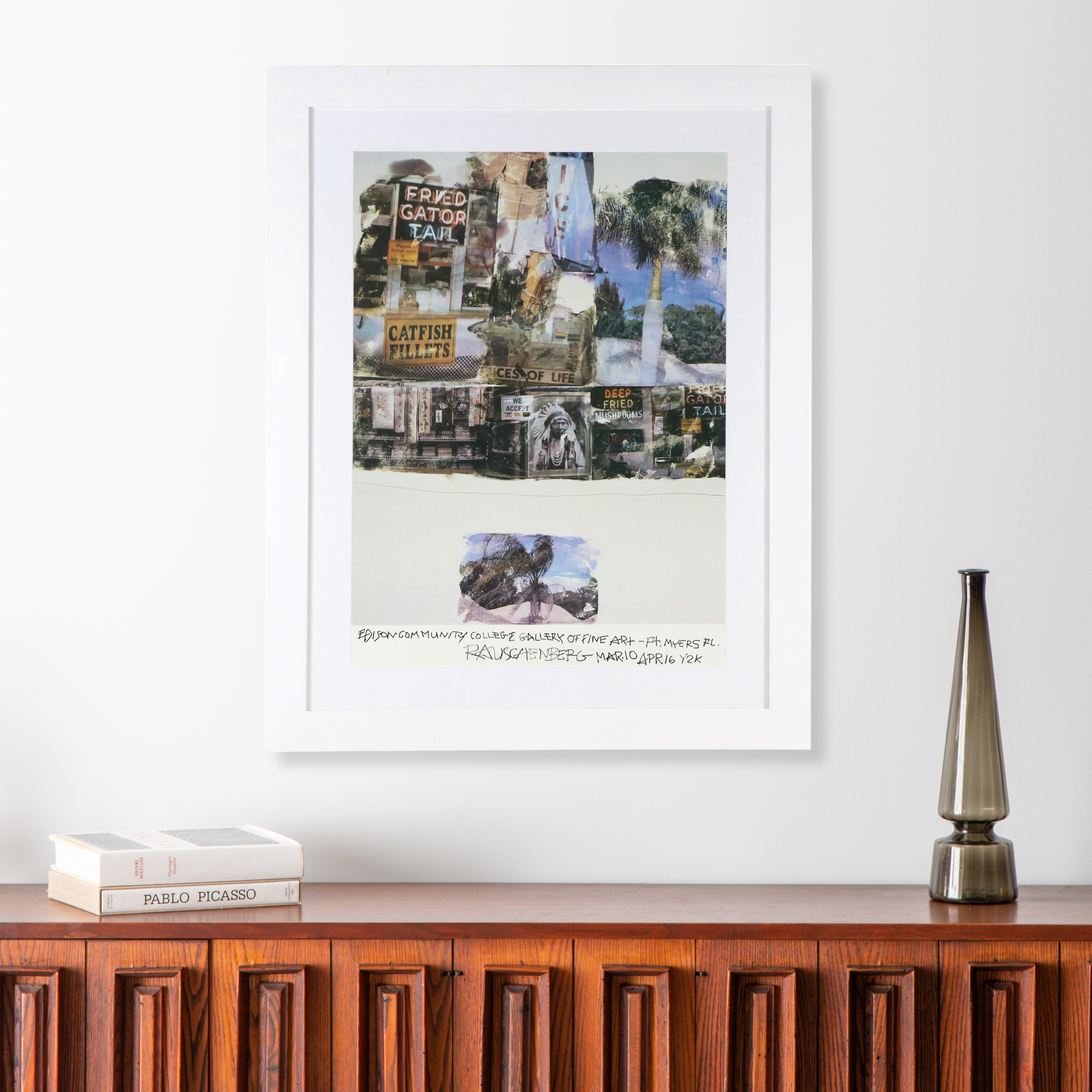 Offset Lithograph After Robert Rauschenberg "Catfish Tails," 2000