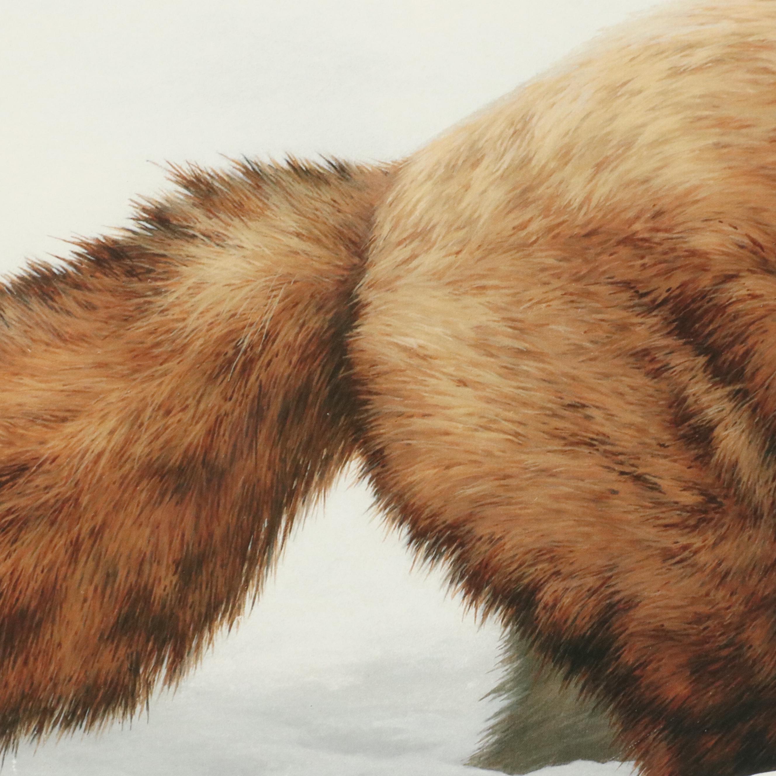 Peter Skirka Offset Lithograph "Distant Danger," Late 20th Century