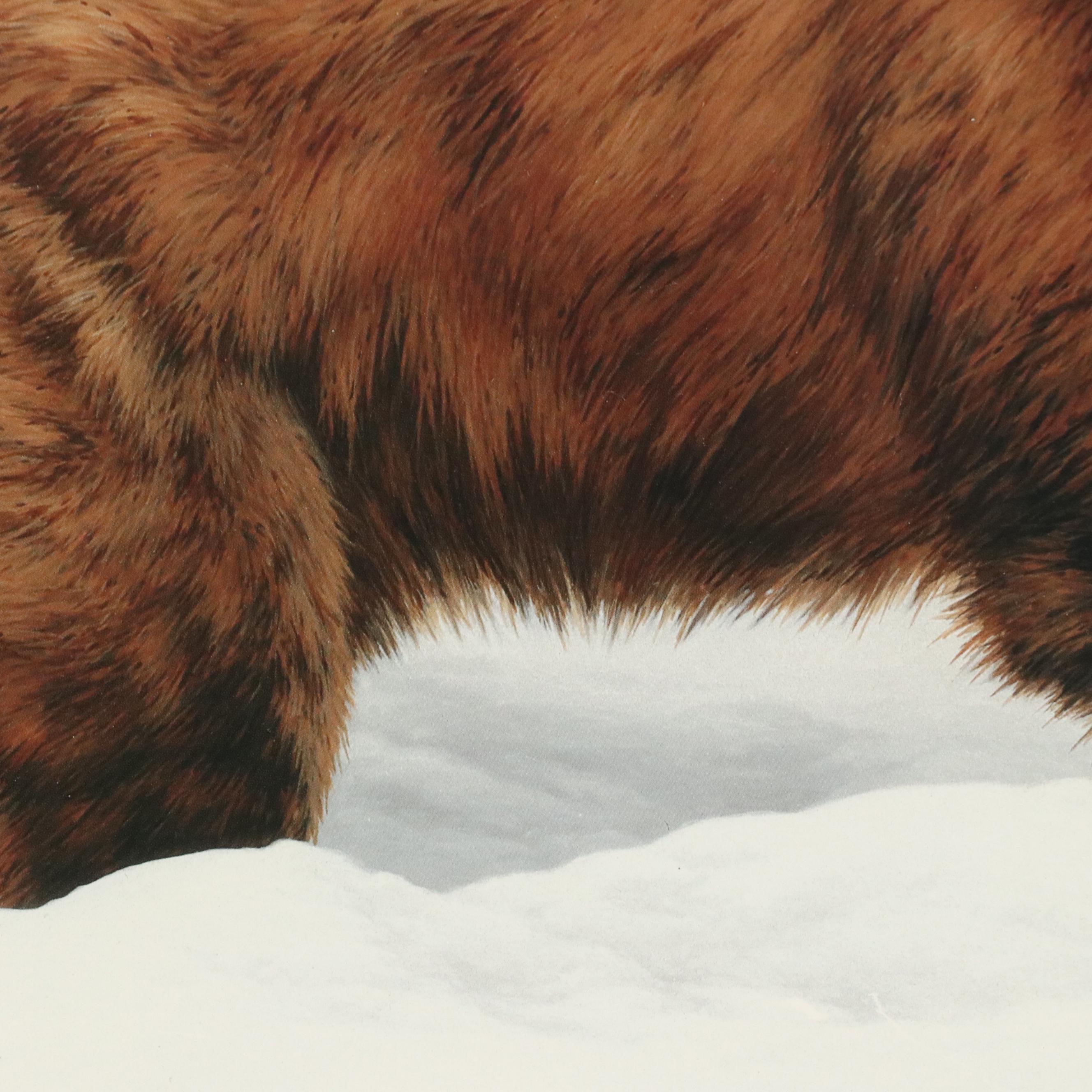 Peter Skirka Offset Lithograph "Distant Danger," Late 20th Century