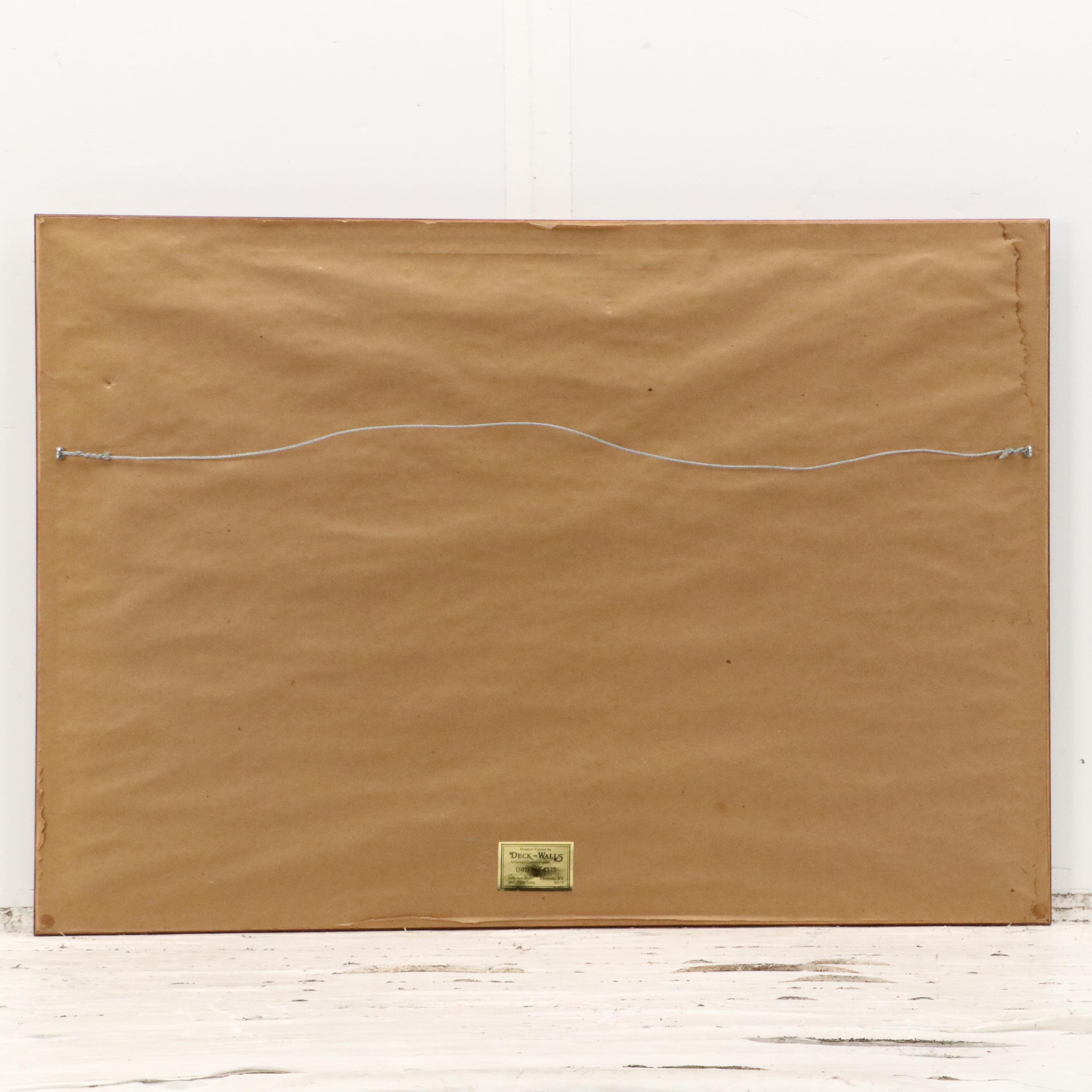 Peter Skirka Offset Lithograph "Distant Danger," Late 20th Century