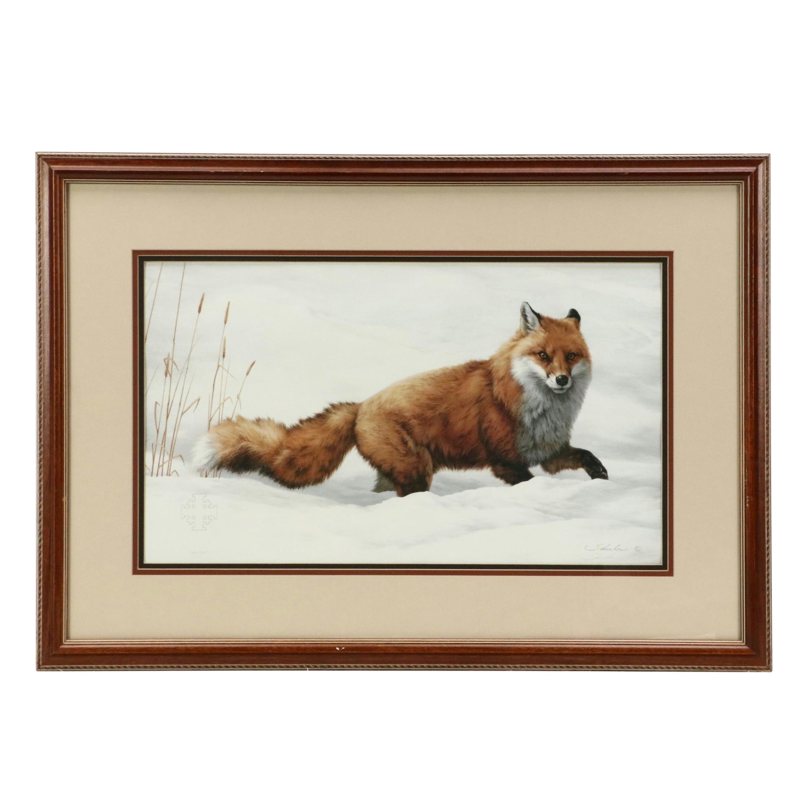 Peter Skirka Offset Lithograph "Distant Danger," Late 20th Century