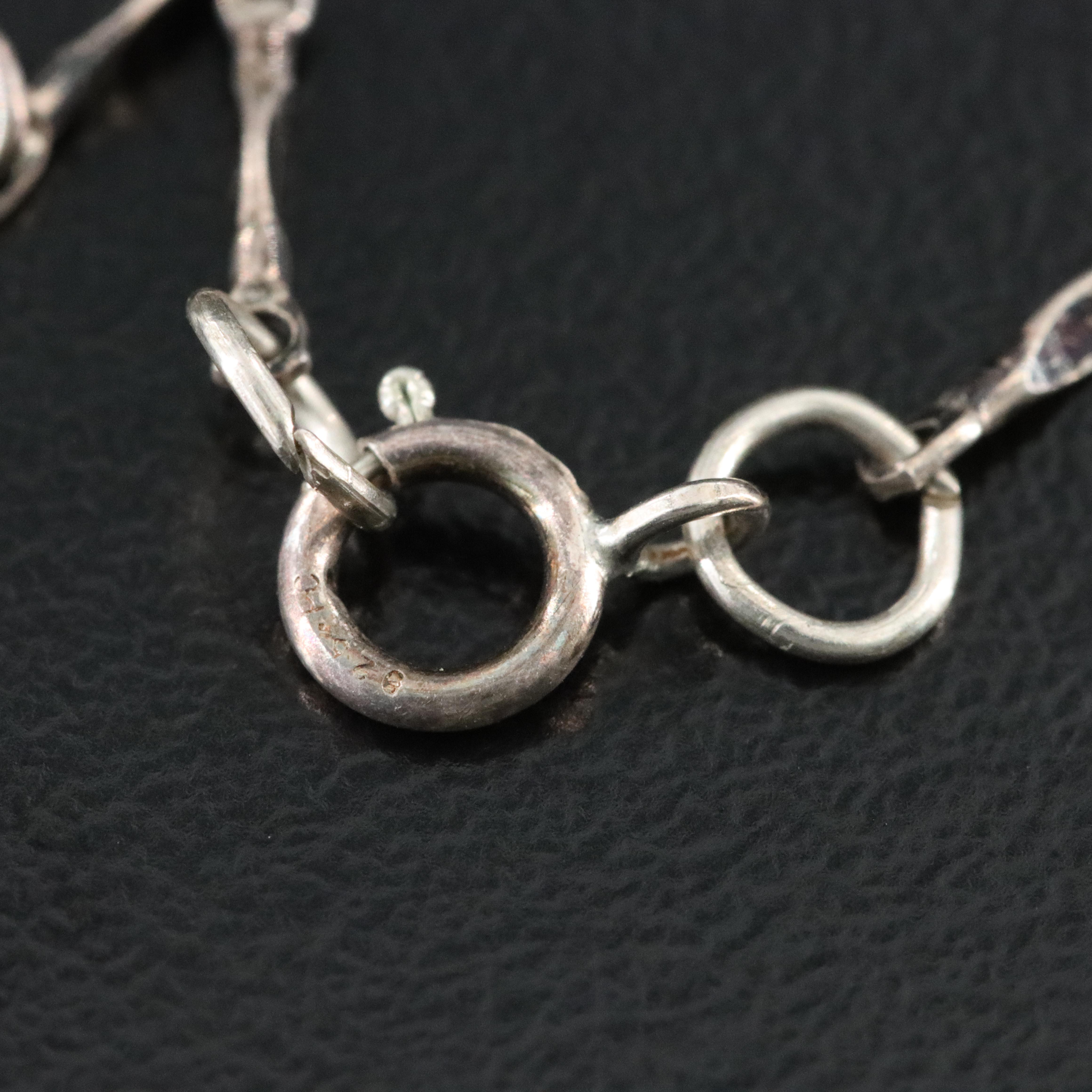 Sterling Black Onyx Fringe Necklace