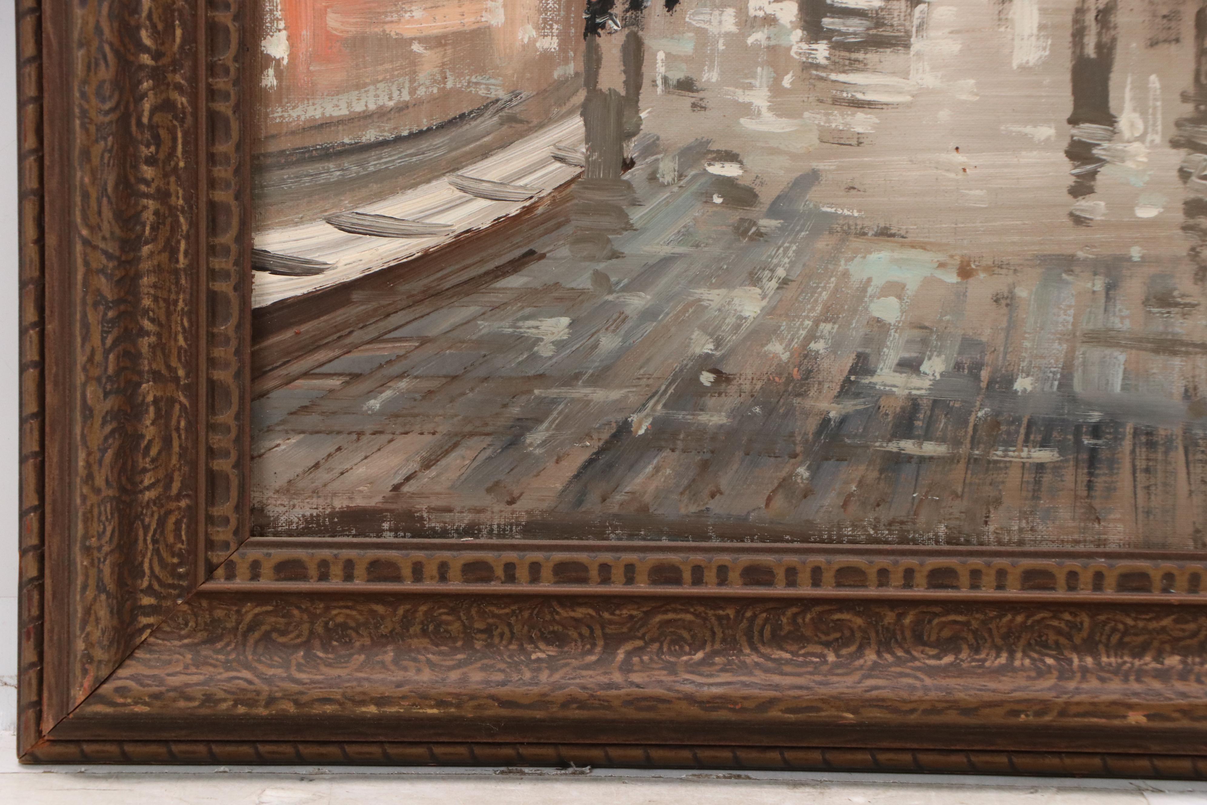 Philipi Cityscape Oil Painting of European Street Scene