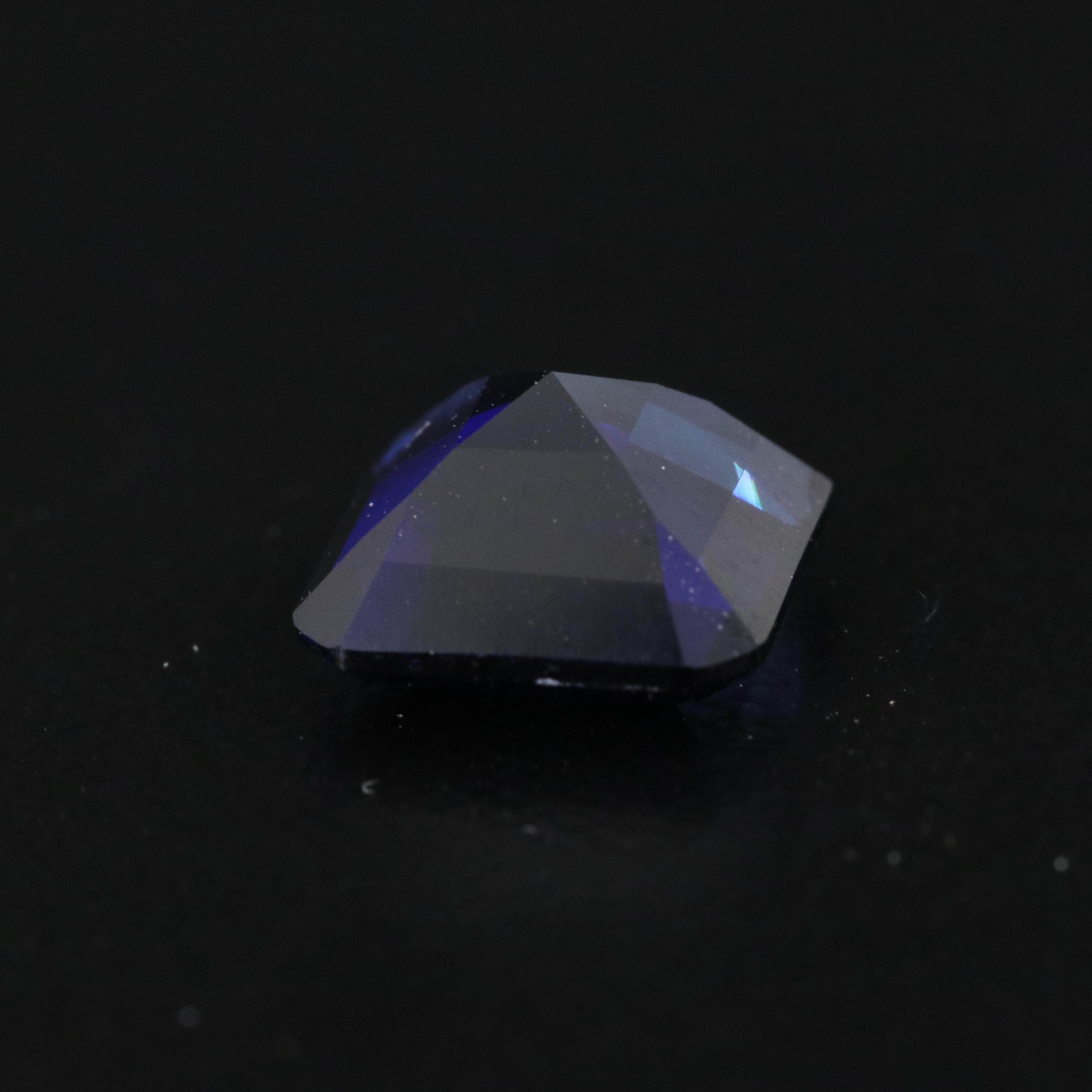 Loose 3.09 CT Lab Grown Sapphire