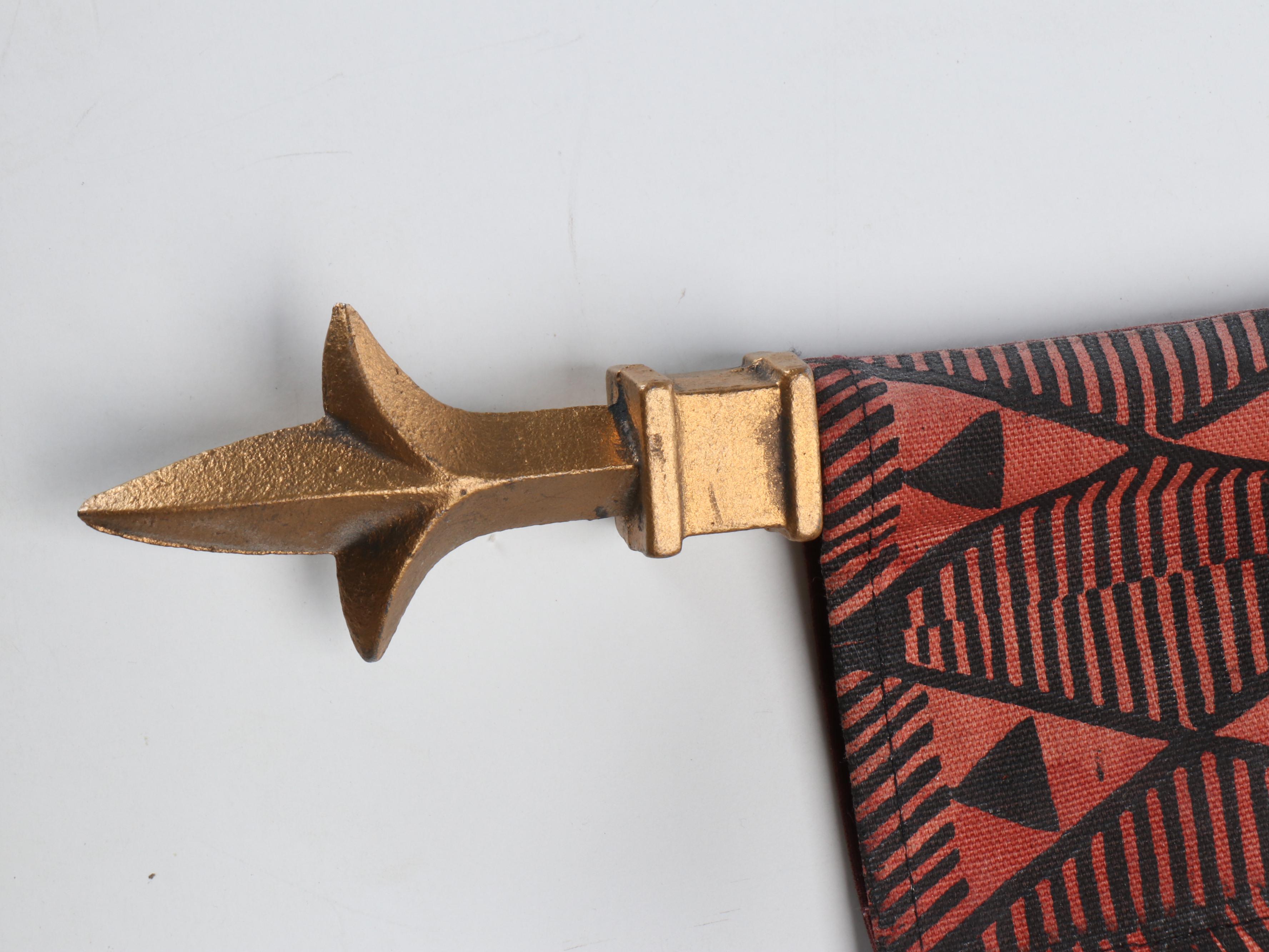 Kudhinda Block Printed Elephant Block Motif Wall Hanging Panel