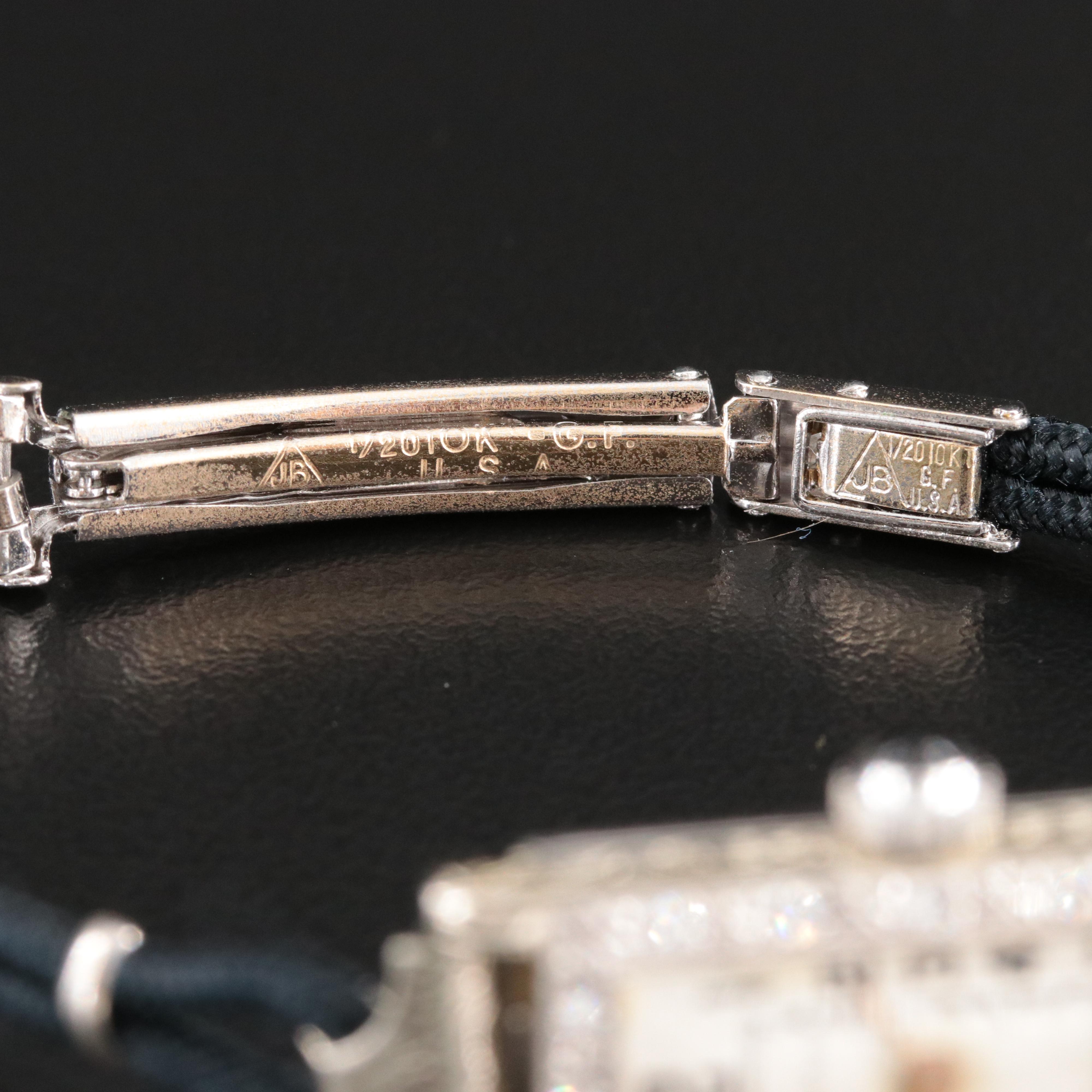 Art Deco Dione Platinum & 18K Diamond Watch