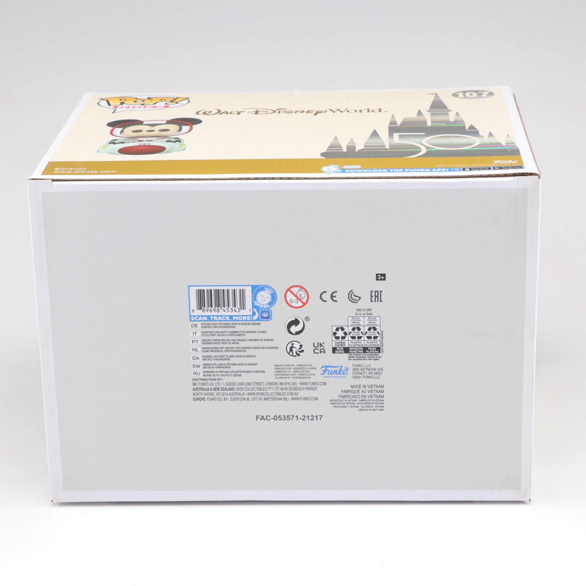 Disney World 50th Anniversary Funko Pop! Vinyl Figurines