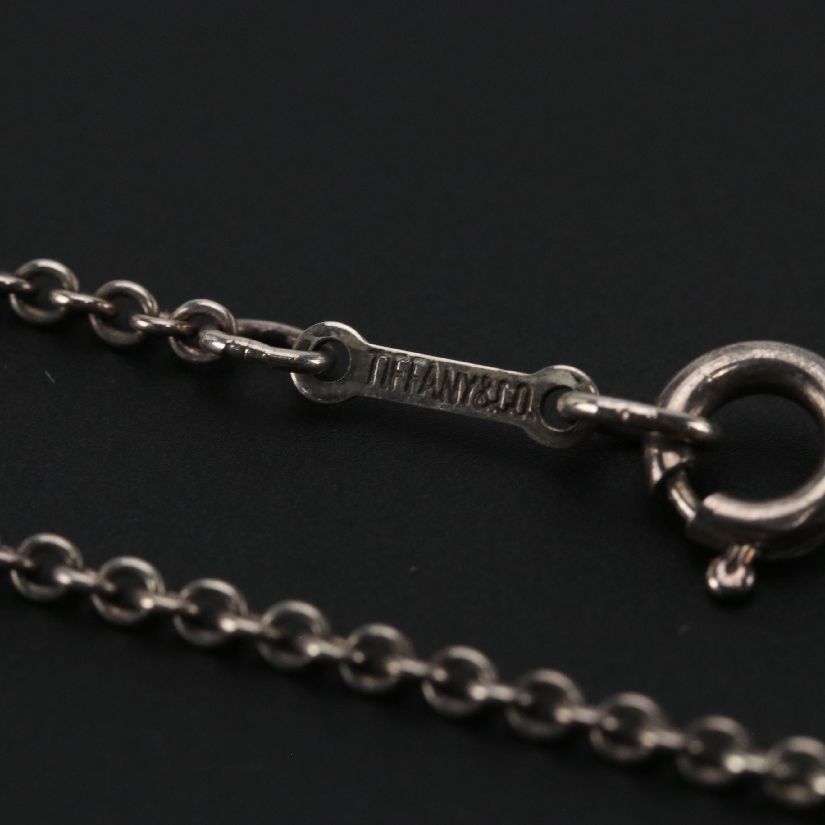 Elsa Peretti for Tiffany & Co. Sterling Open Heart Pendant Necklace