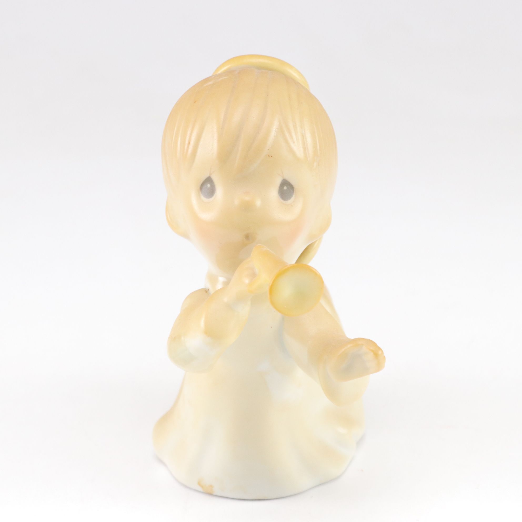 Precious Moments Angel Statues with Japanese Chalkware Kissing Angels