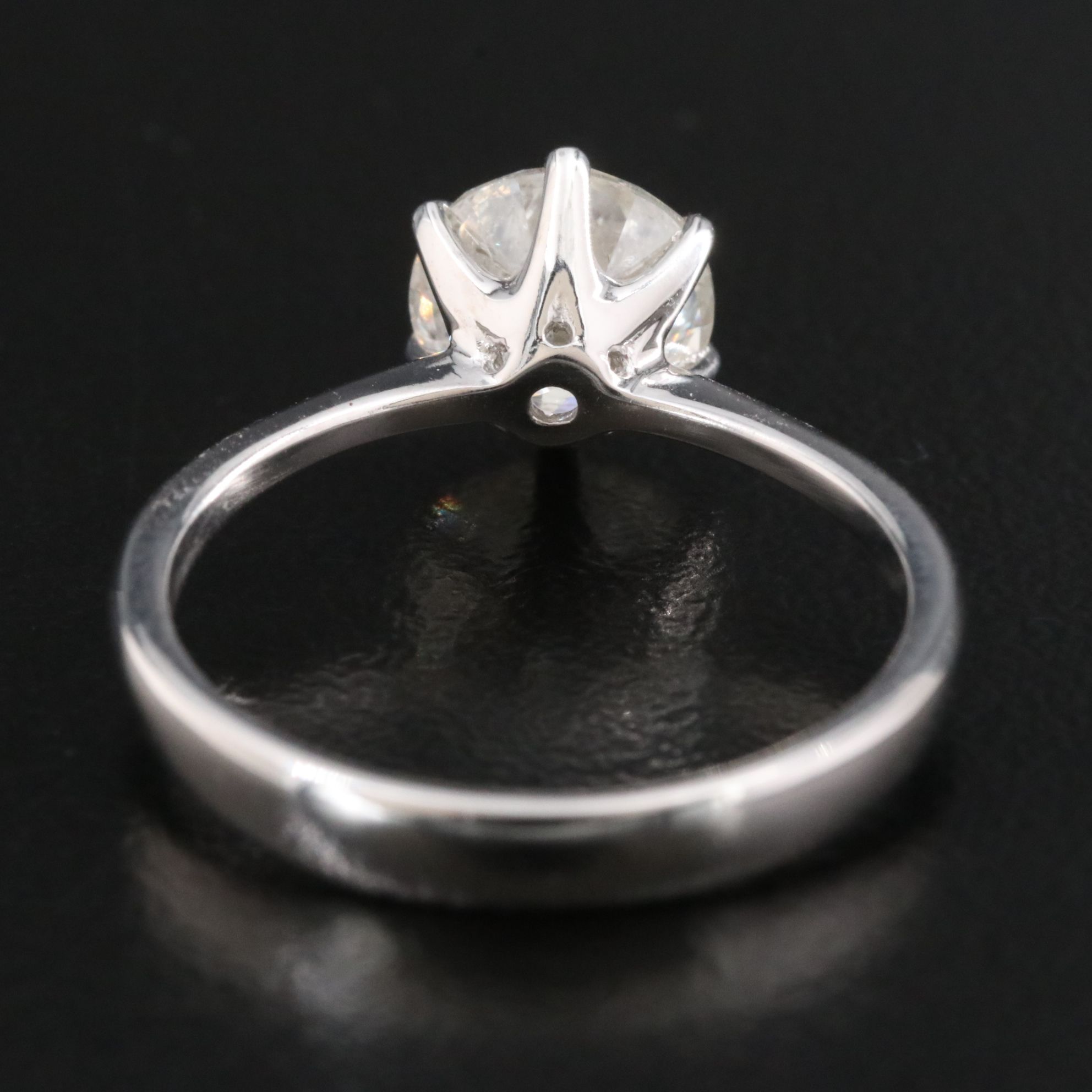 14K 1.53 CT Diamond Solitaire Ring with IGI Jewelry Report