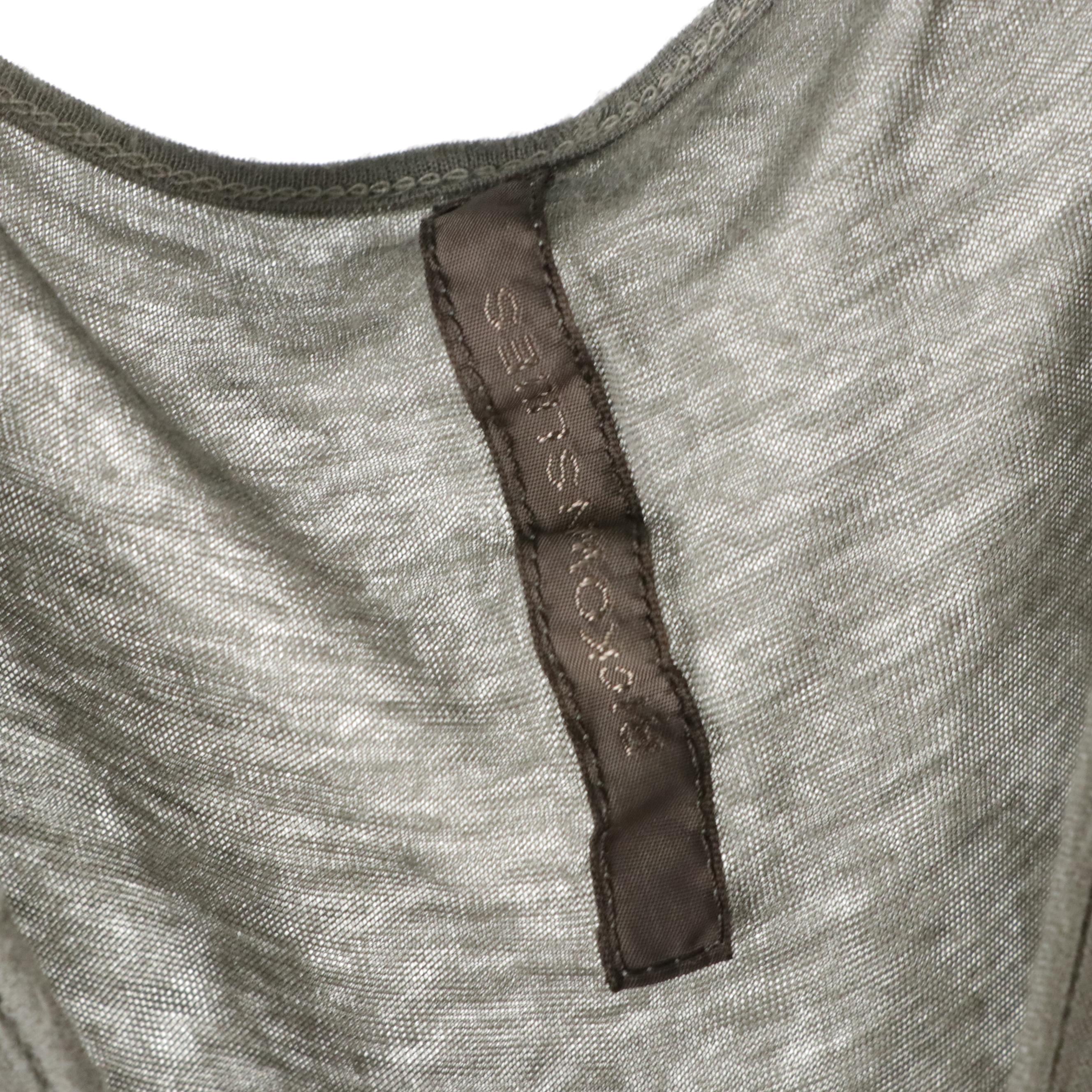 Rick Owens Lilies Draped Midi Dress W/ March Eleven Linen & Cotton Maxi Dresses