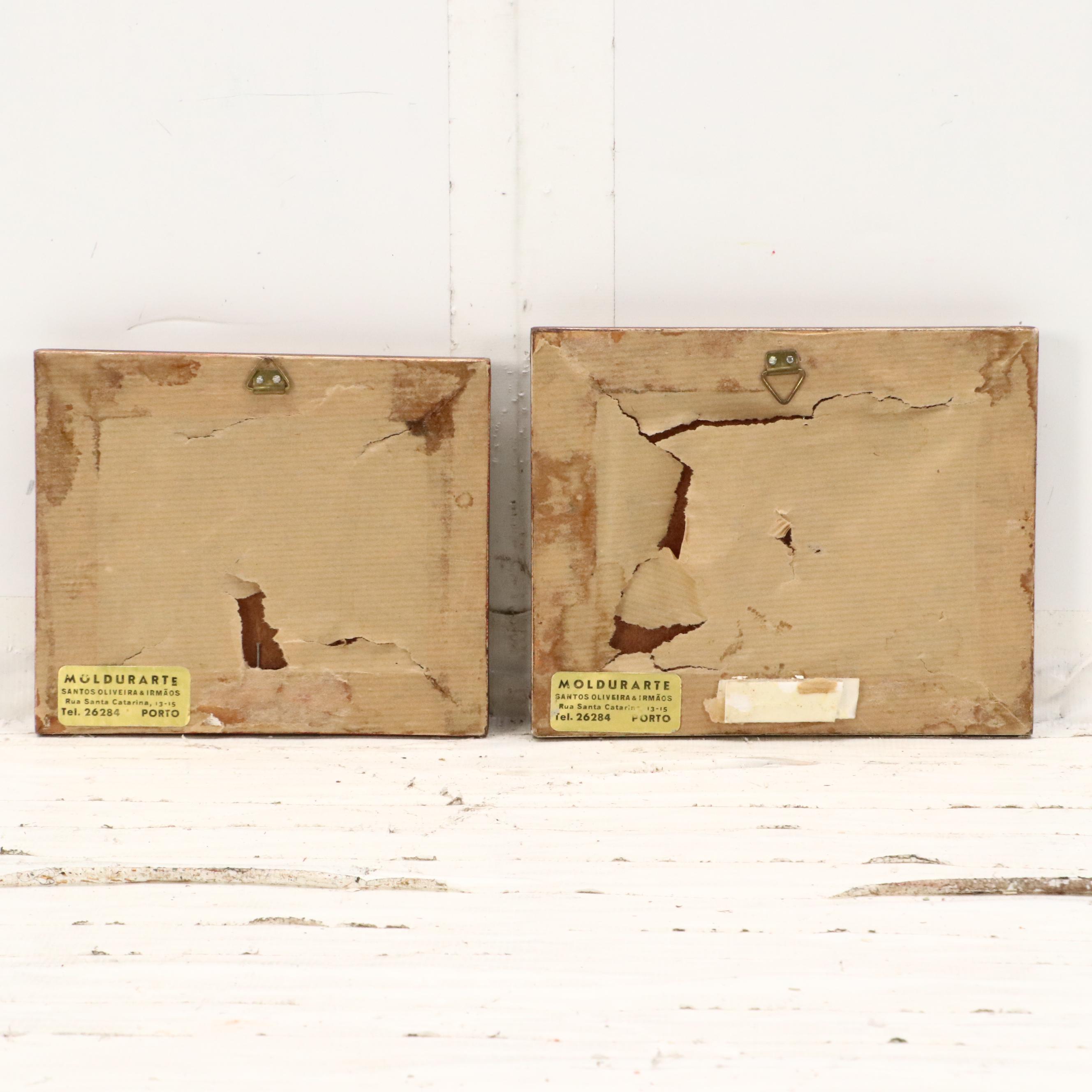 Oswaldo Moncayo Ecuadorian Landscape Oil Paintings, Mid-20th Century