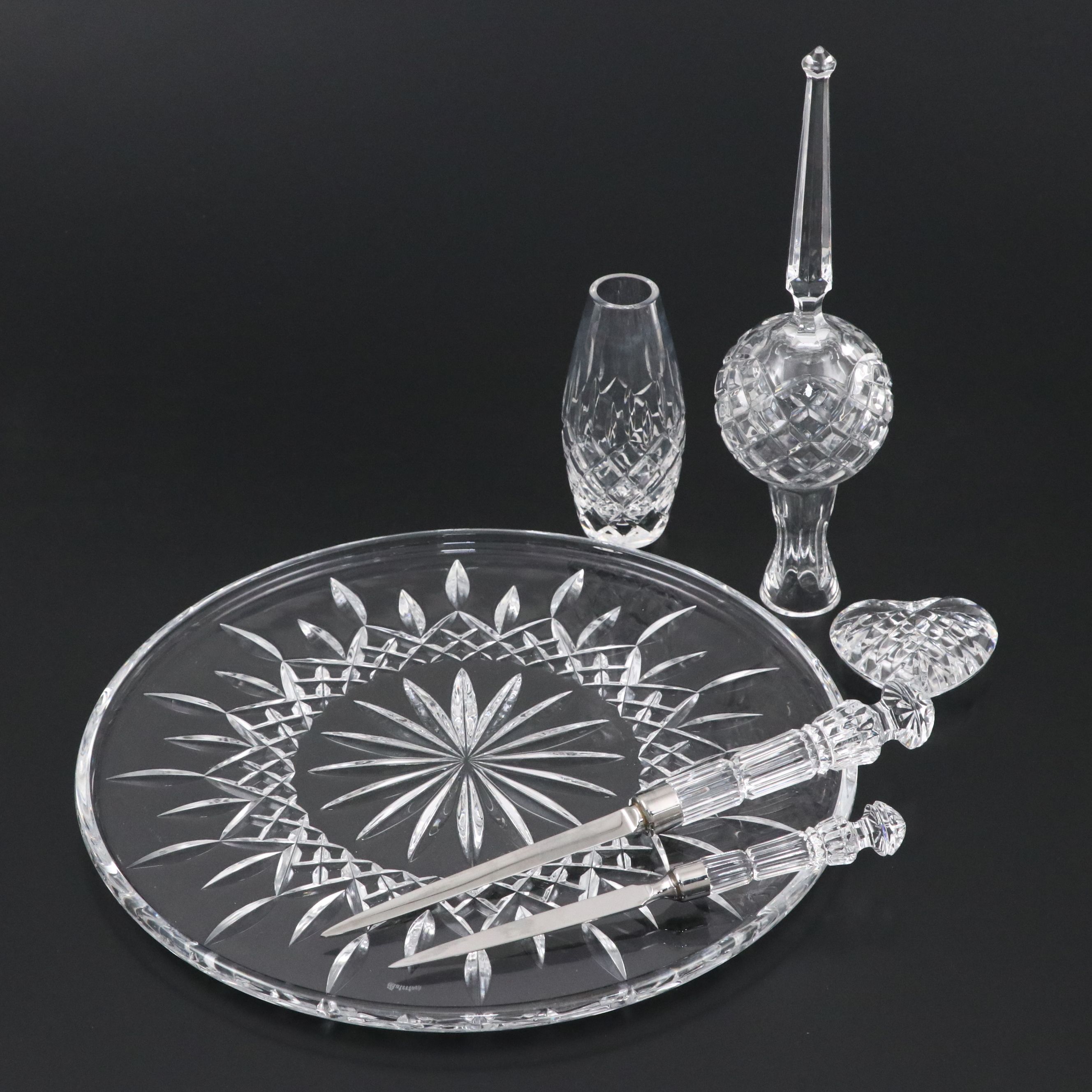 Waterford Wedding Heirloom Collection Heart Hand Cooler, Stuart Vase and More