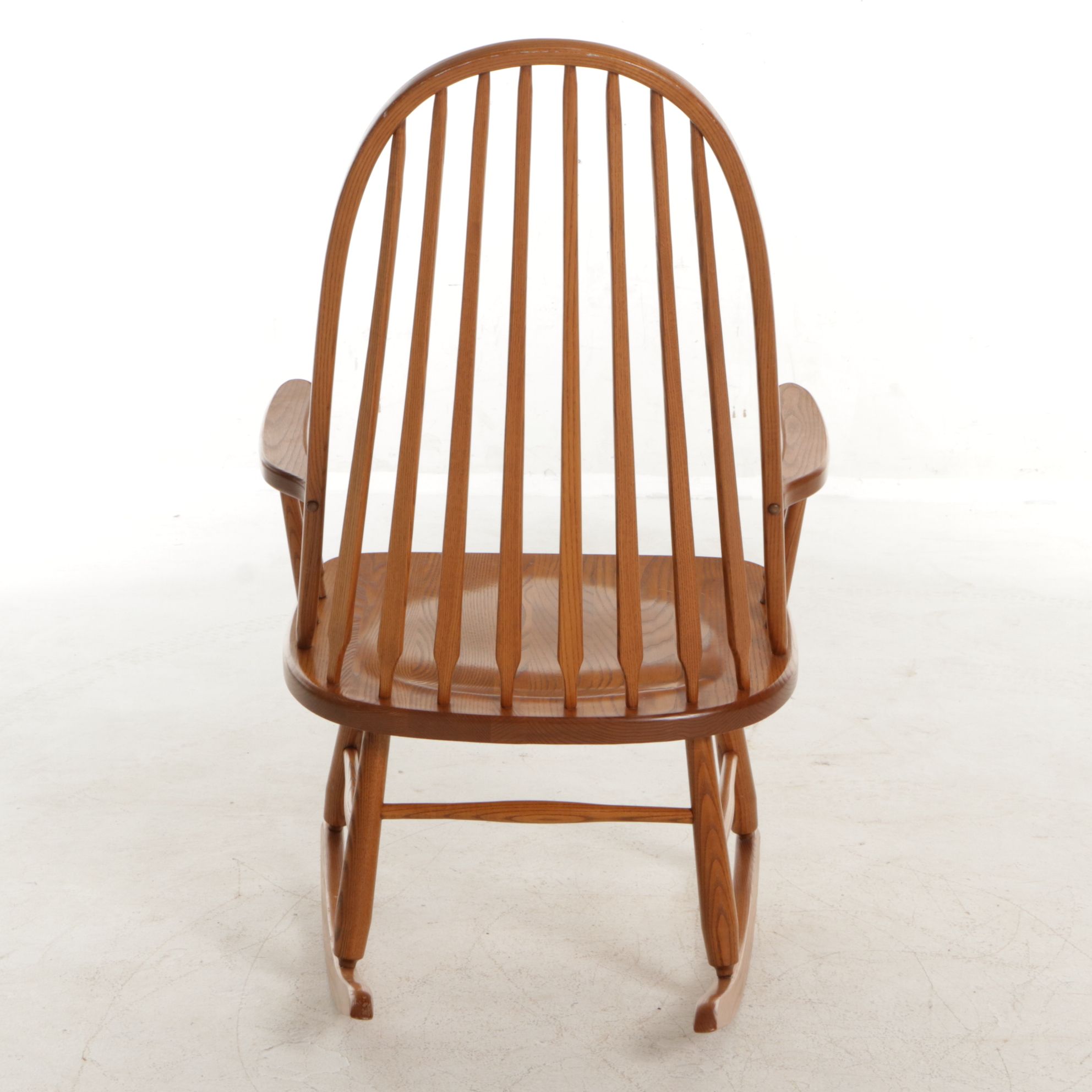 S. Bent & Bros. Windsor Style Rocking Chair, Late 20th Century