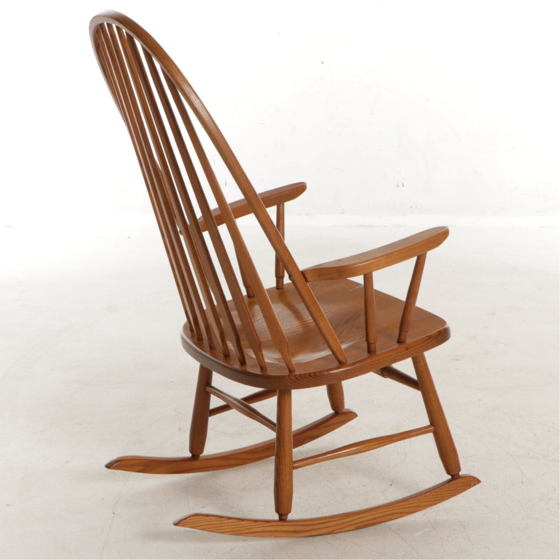 S. Bent & Bros. Windsor Style Rocking Chair, Late 20th Century