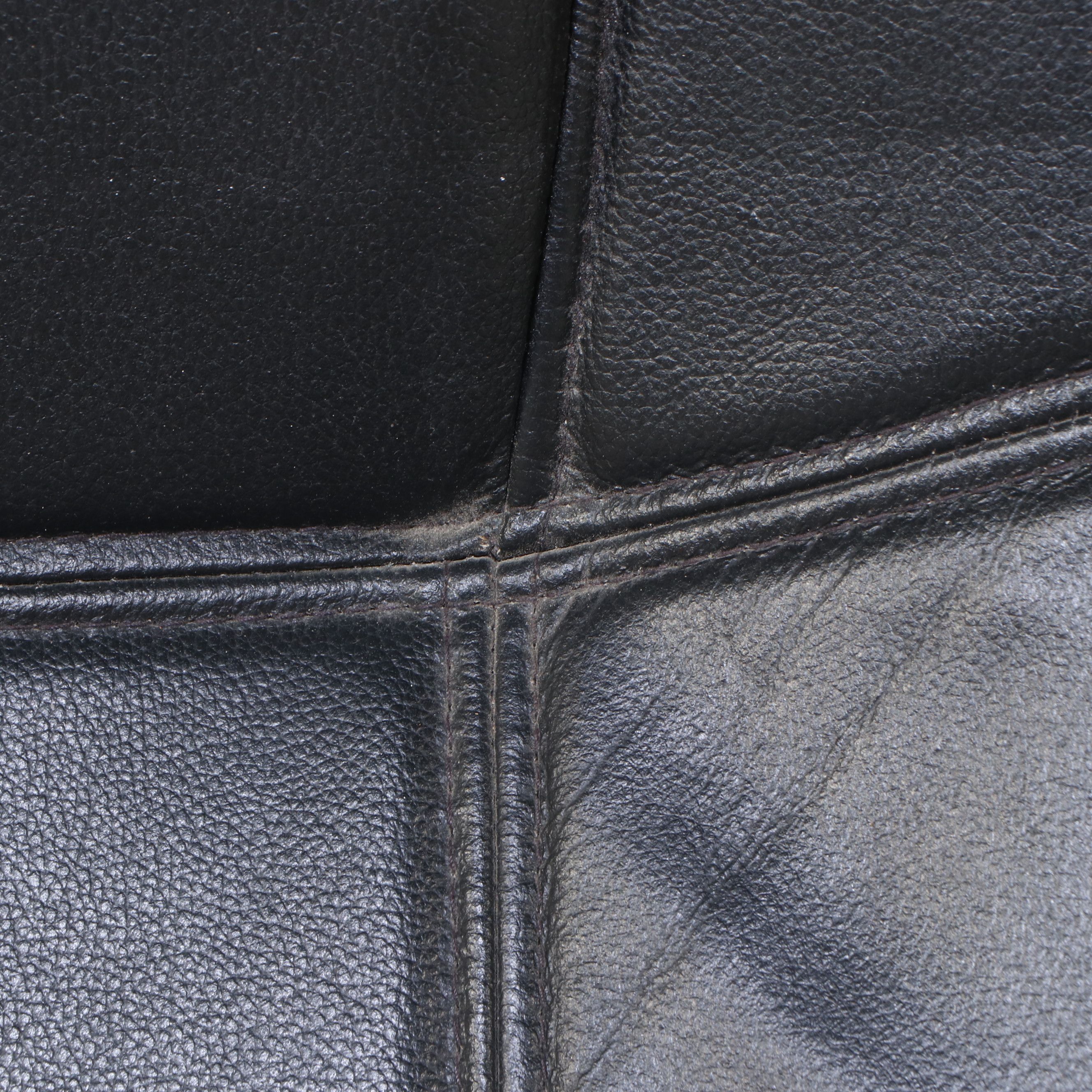 Contemporary Black Faux Leather Upholstered Office Chair