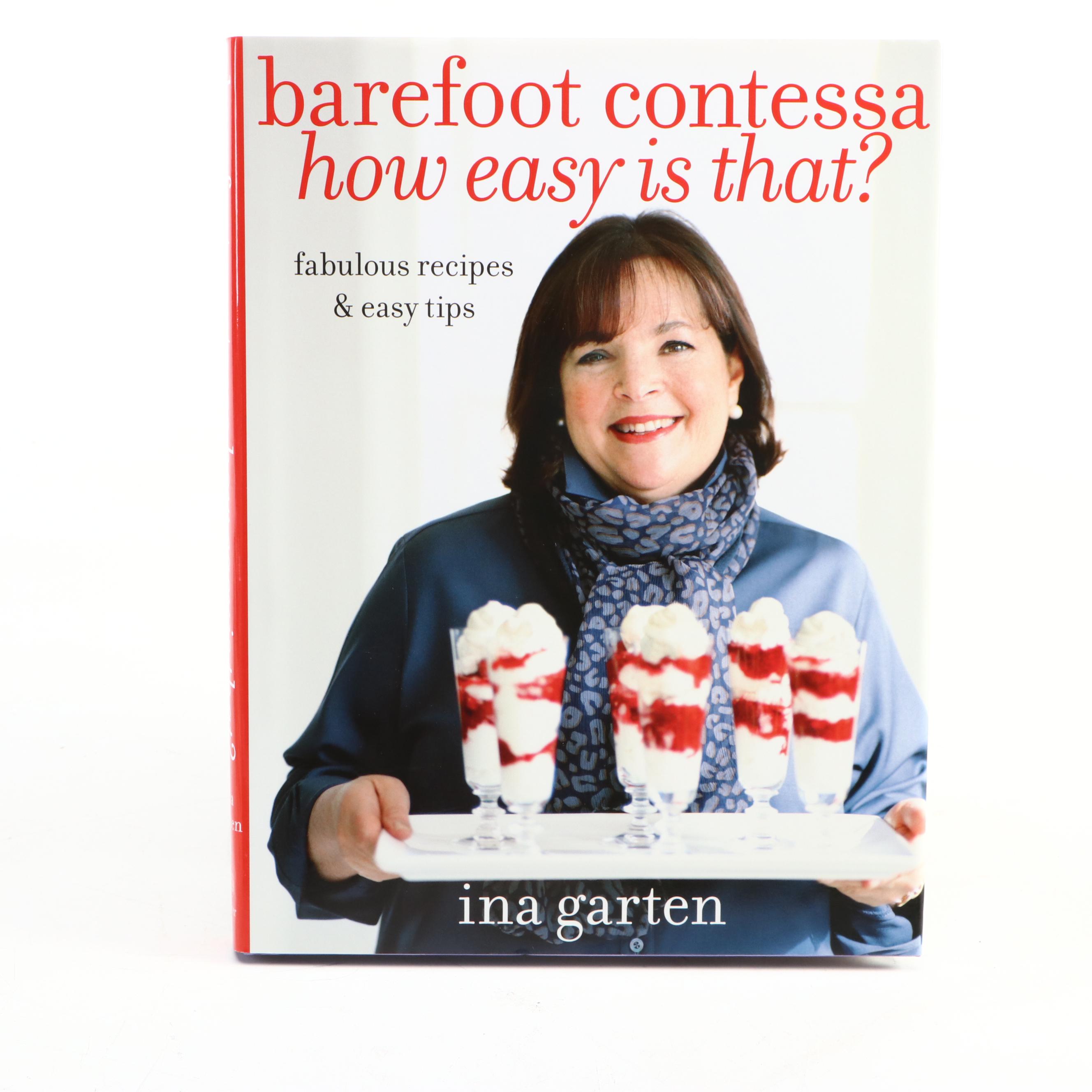 First Edition "Barefoot in Paris" and More Cookbooks by Ina Garten