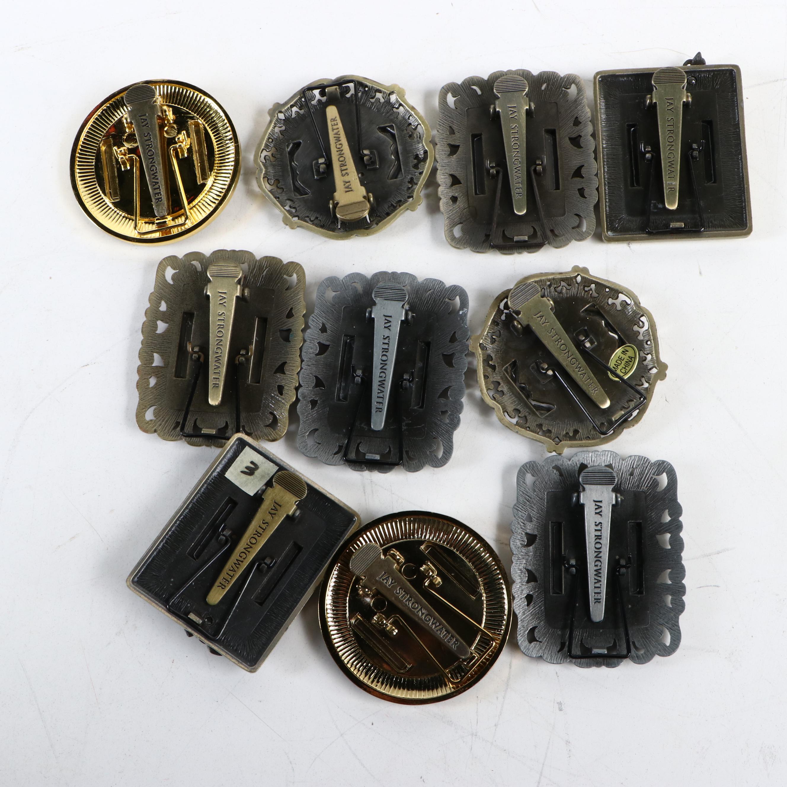 Jay Strongwater For Neiman Marcus Embellished Enameled Frames