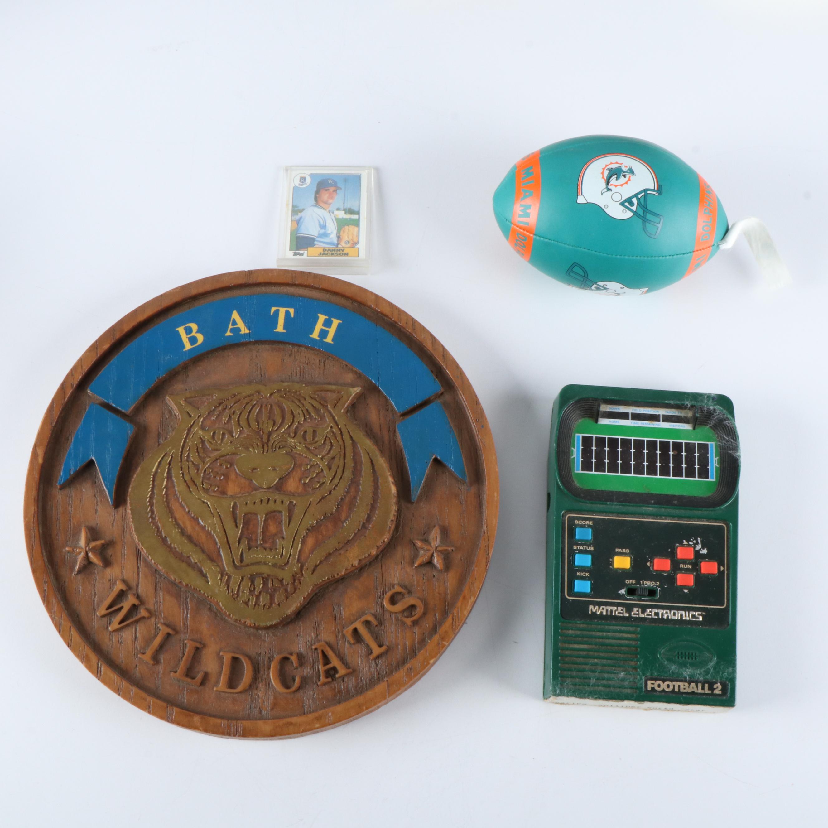 Large Group of Sports Collectibles, Baseball, Football, Basketball