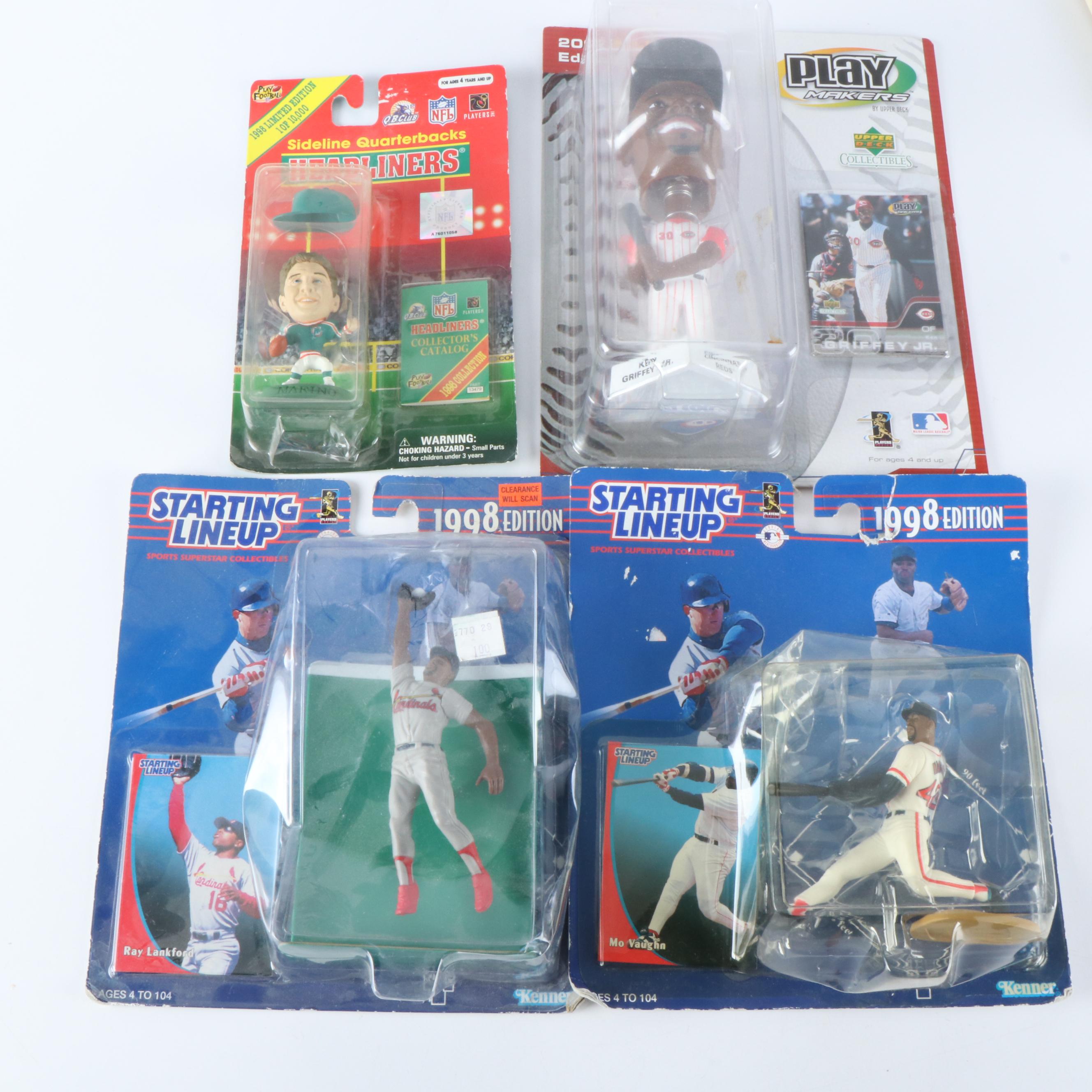 Large Group of Sports Collectibles, Baseball, Football, Basketball