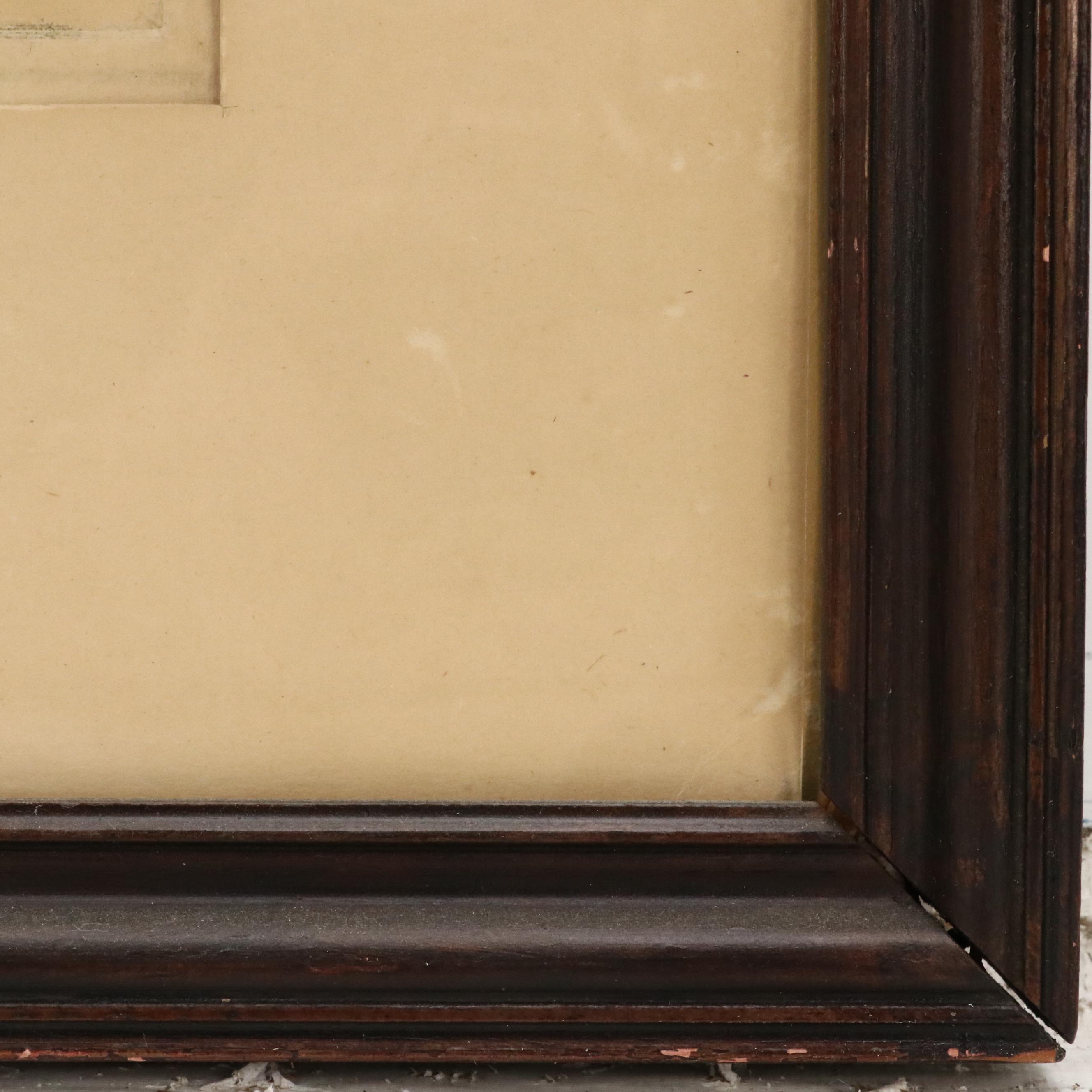 Luigi Kasimir Hand-Colored Engraving "Vienna, Danube Landscape," Circa 1920