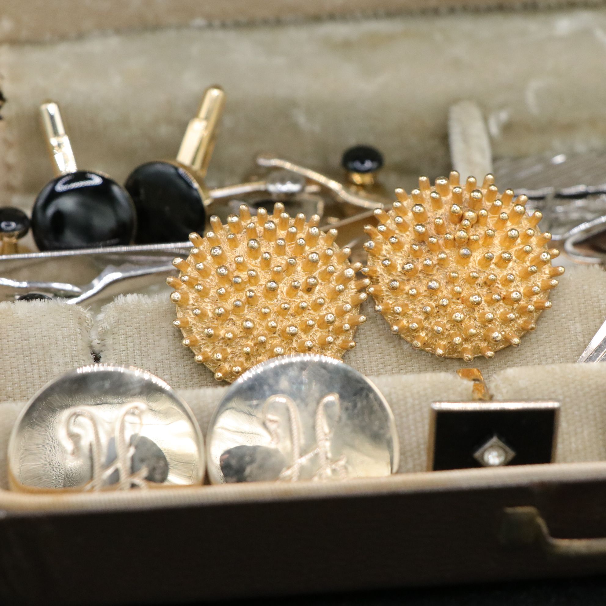 Assorted Cuff Link & Tie Clip Collection