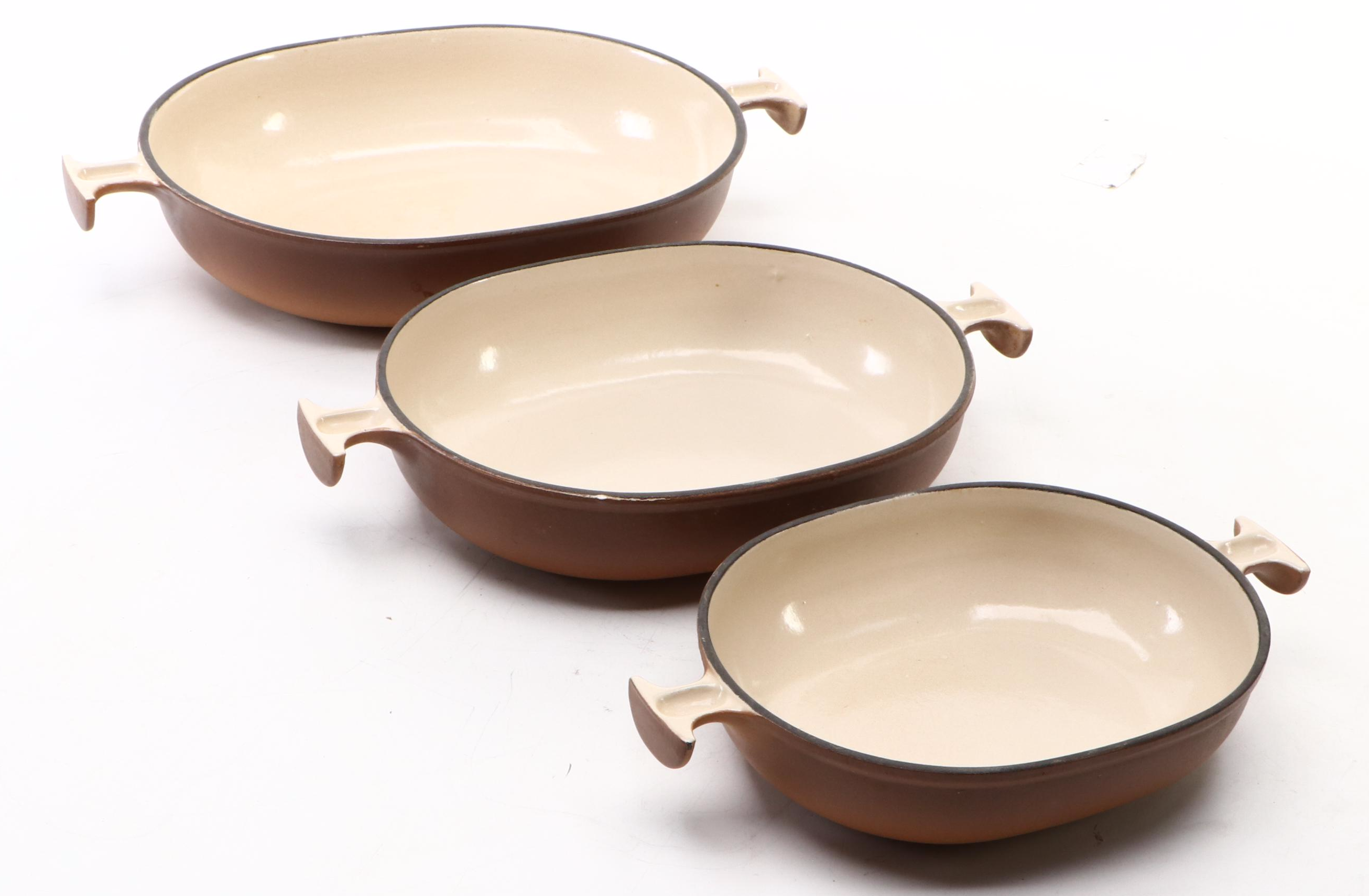 Le Creuset Enzo Mari "La Mama" Casserole Dishes with Cast Iron Dutch Oven