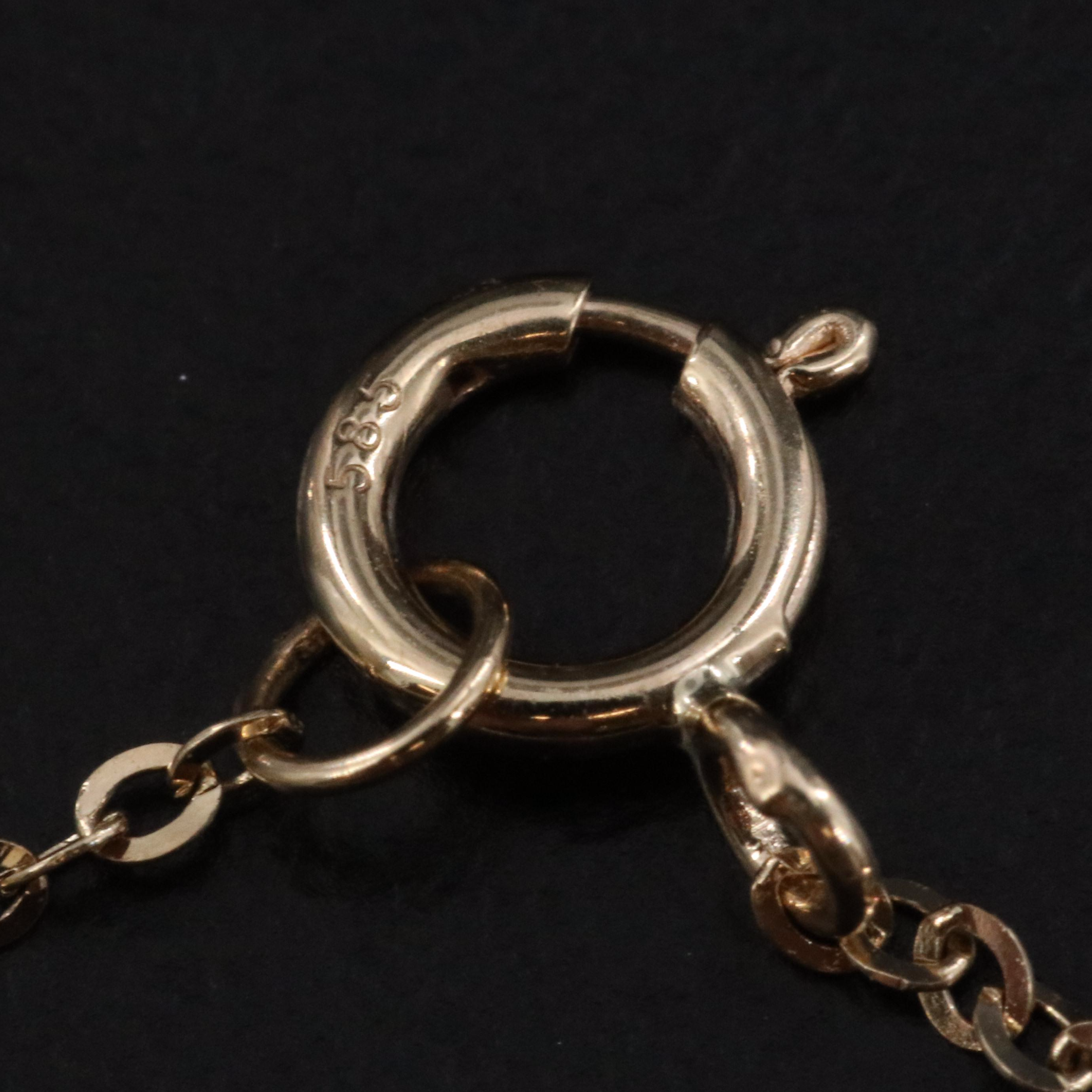 14K 2.03 CT Lab Grown Diamond Solitaire Pendant Necklace with IGI Report