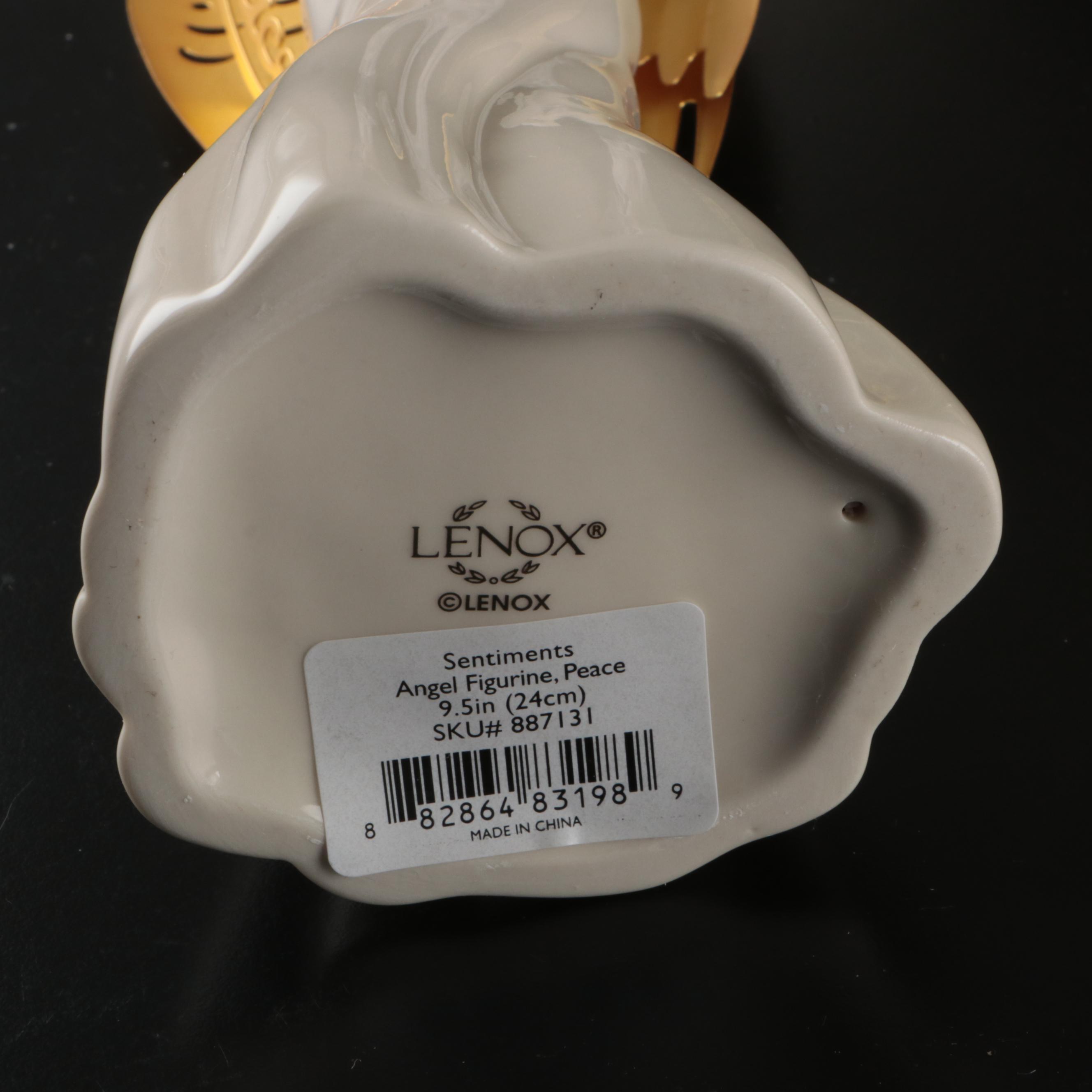 Lenox Angel Figurine with Other Angels and More Christmas Décor