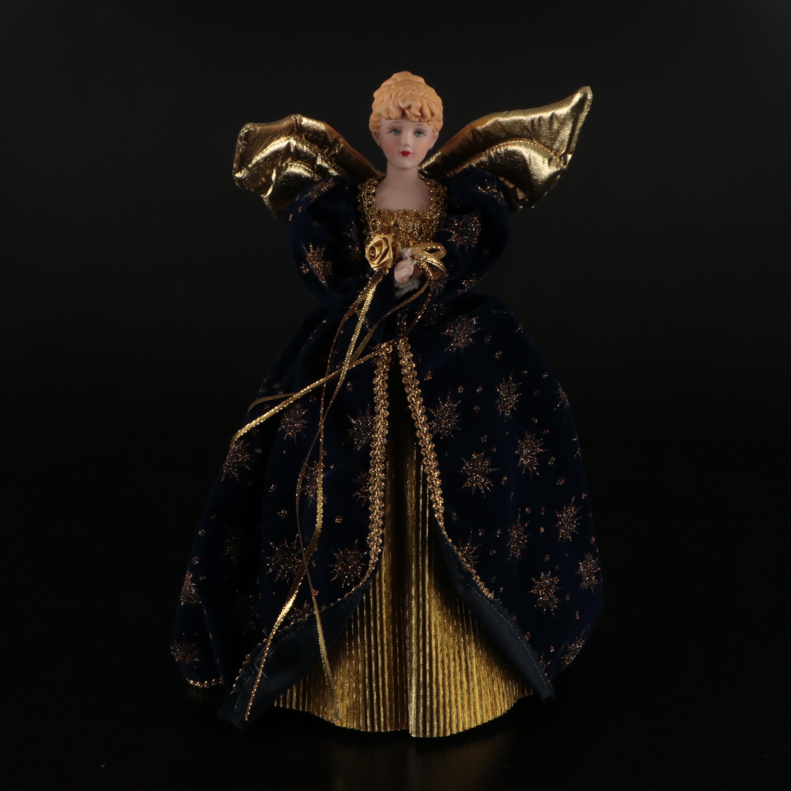 Lenox Angel Figurine with Other Angels and More Christmas Décor