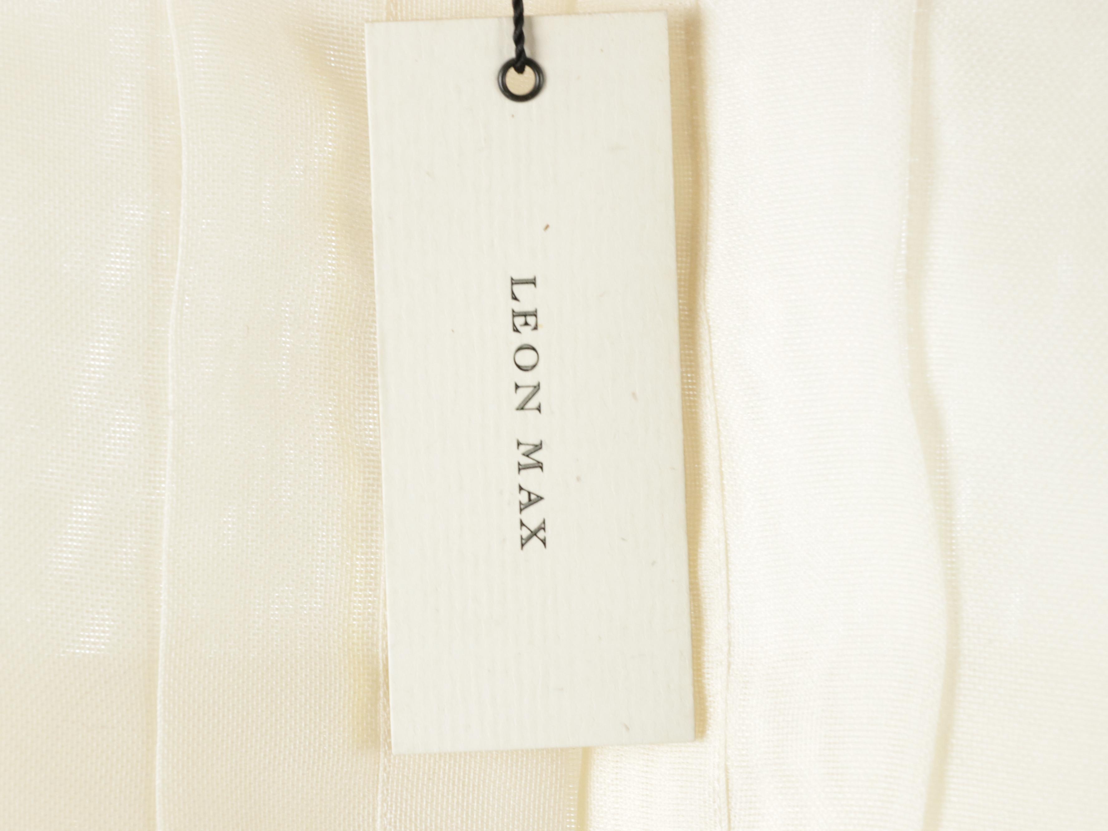 Leon Max Pleated Silk Blouses, Stretch Cotton Dress Pants, and Other Knit Tops